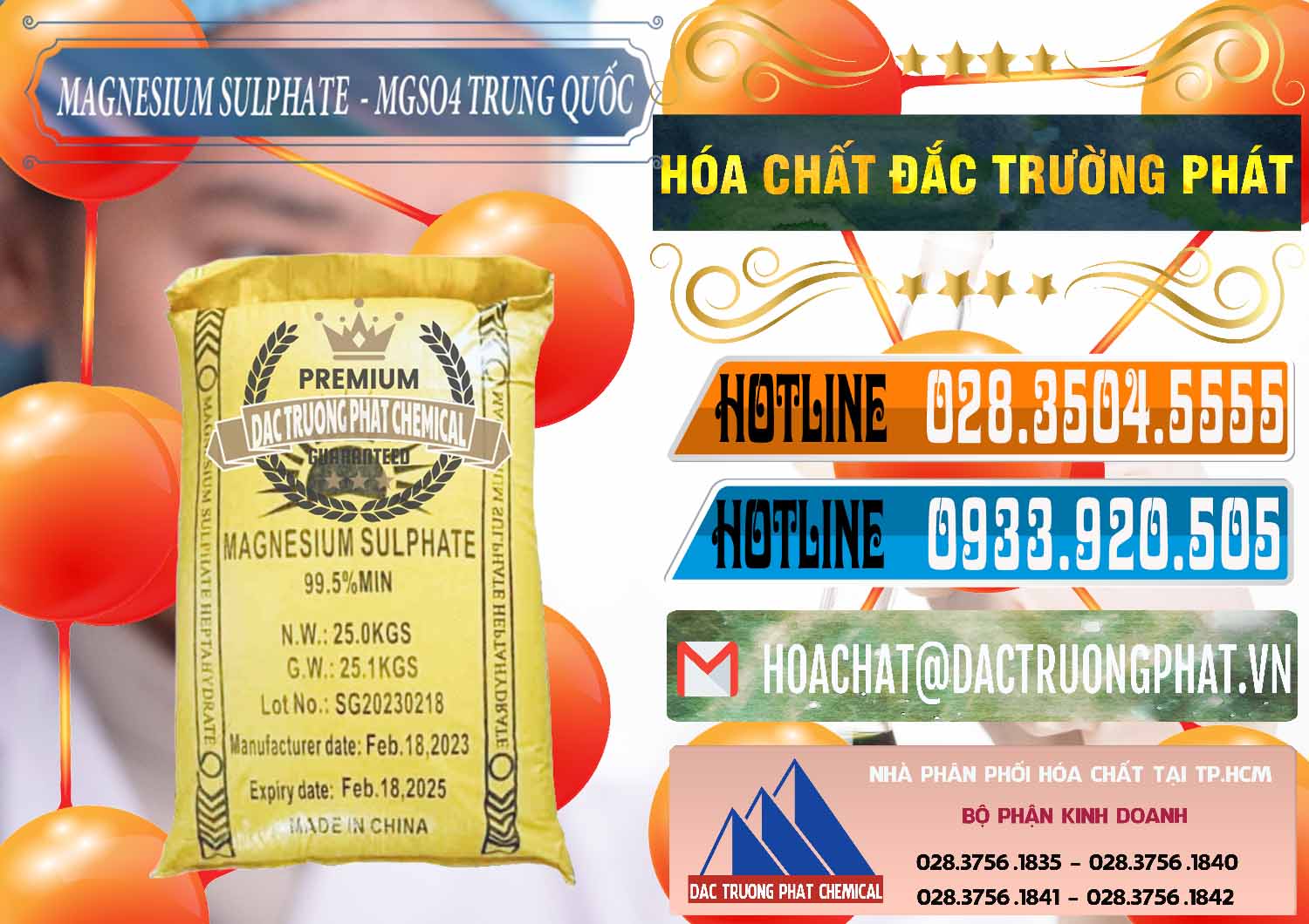 Đơn vị chuyên bán ( phân phối ) MGSO4.7H2O – Magnesium Sulphate Heptahydrate Logo Mặt Trời Trung Quốc China - 0391 - Cty chuyên bán _ phân phối hóa chất tại TP.HCM - stmp.net