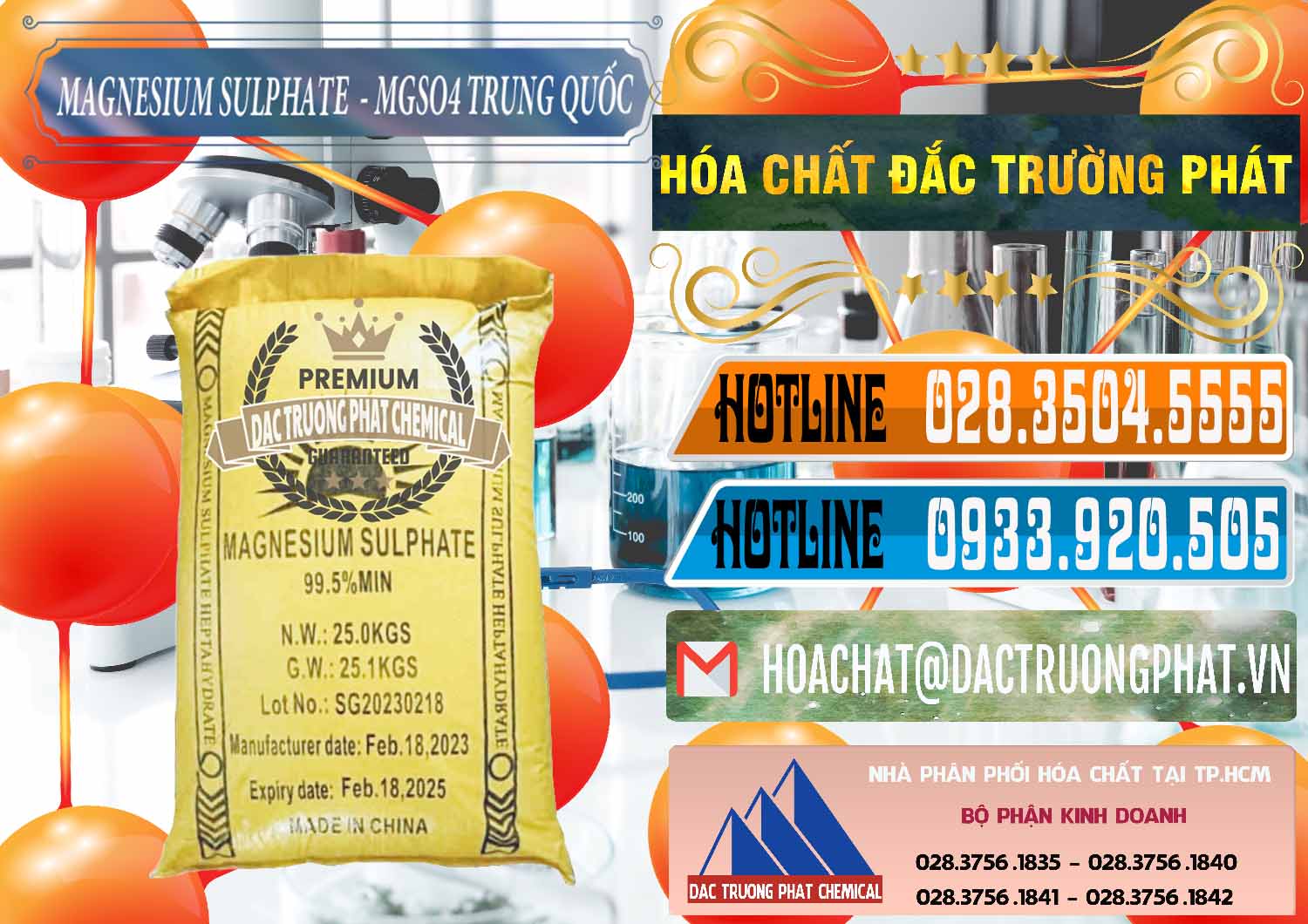 Chuyên bán _ phân phối MGSO4.7H2O – Magnesium Sulphate Heptahydrate Logo Mặt Trời Trung Quốc China - 0391 - Đơn vị chuyên cung ứng _ phân phối hóa chất tại TP.HCM - stmp.net