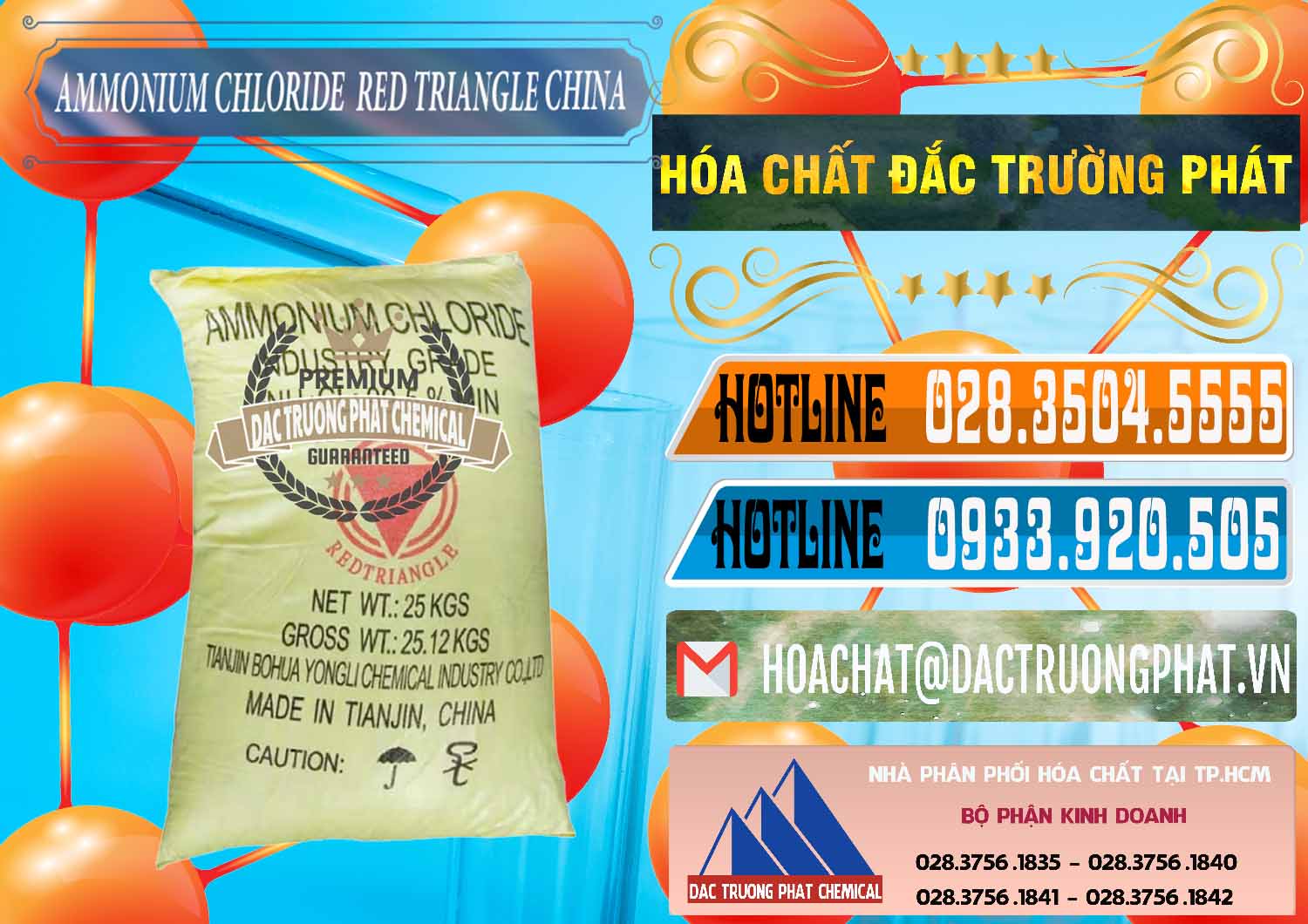 Chuyên bán - cung ứng Ammonium Chloride - Muối Lạnh NH4CL Red Triangle Trung Quốc China - 0377 - Cung cấp & phân phối hóa chất tại TP.HCM - stmp.net