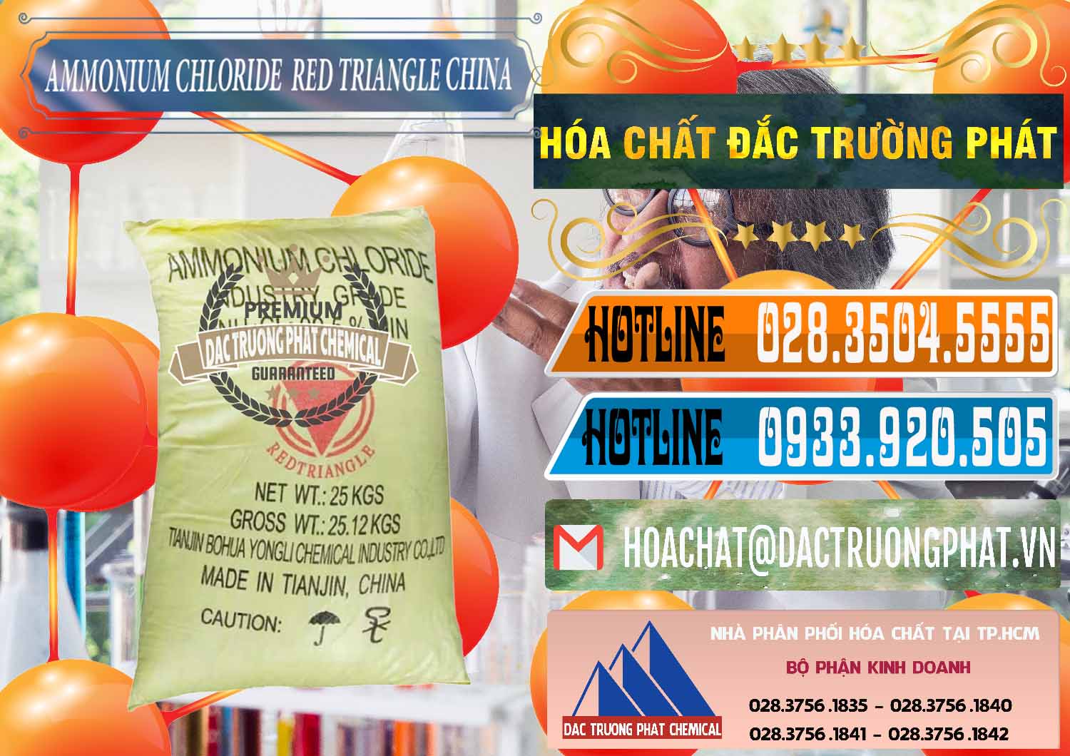 Đơn vị chuyên phân phối _ bán Ammonium Chloride - Muối Lạnh NH4CL Red Triangle Trung Quốc China - 0377 - Cty cung cấp ( bán ) hóa chất tại TP.HCM - stmp.net