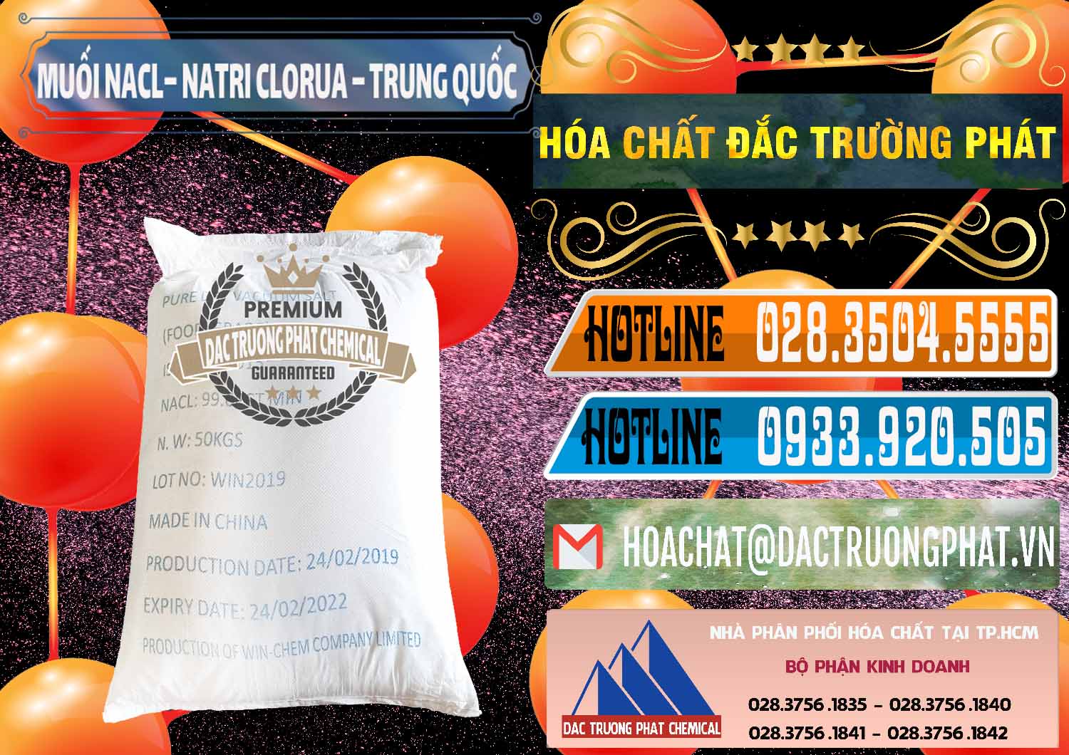 Bán - cung cấp Muối NaCL – Sodium Chloride Trung Quốc China - 0097 - Nơi chuyên phân phối - cung ứng hóa chất tại TP.HCM - stmp.net