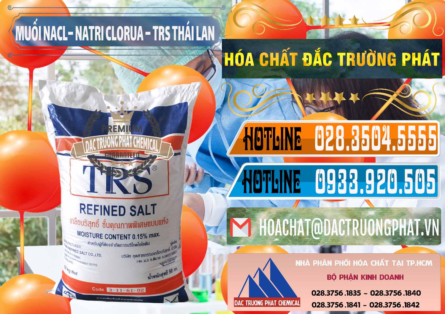 Đơn vị chuyên phân phối ( bán ) Muối NaCL – Sodium Chloride TRS Thái Lan - 0096 - Phân phối _ cung cấp hóa chất tại TP.HCM - stmp.net