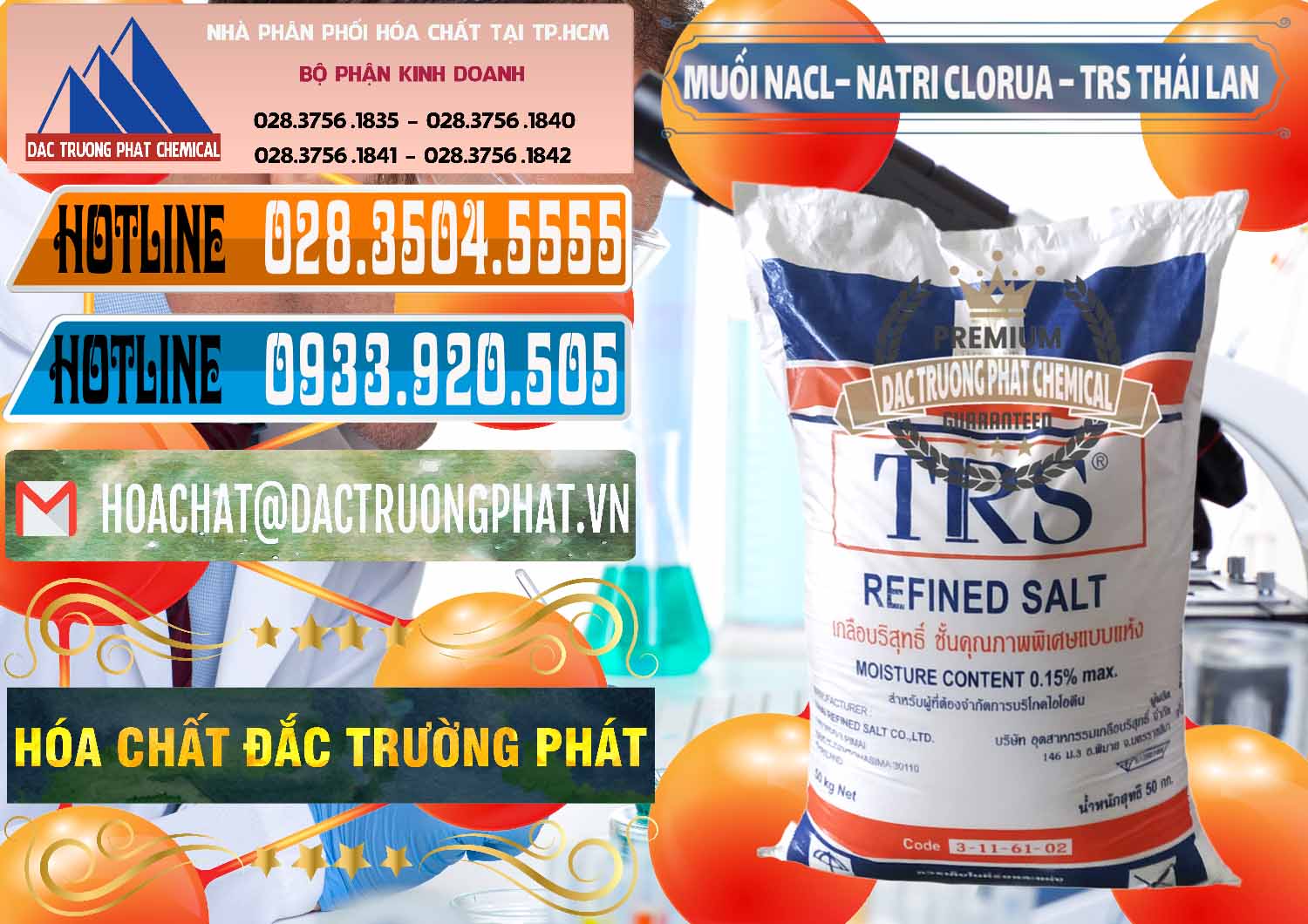 Đơn vị nhập khẩu _ bán Muối NaCL – Sodium Chloride TRS Thái Lan - 0096 - Công ty chuyên cung cấp - nhập khẩu hóa chất tại TP.HCM - stmp.net