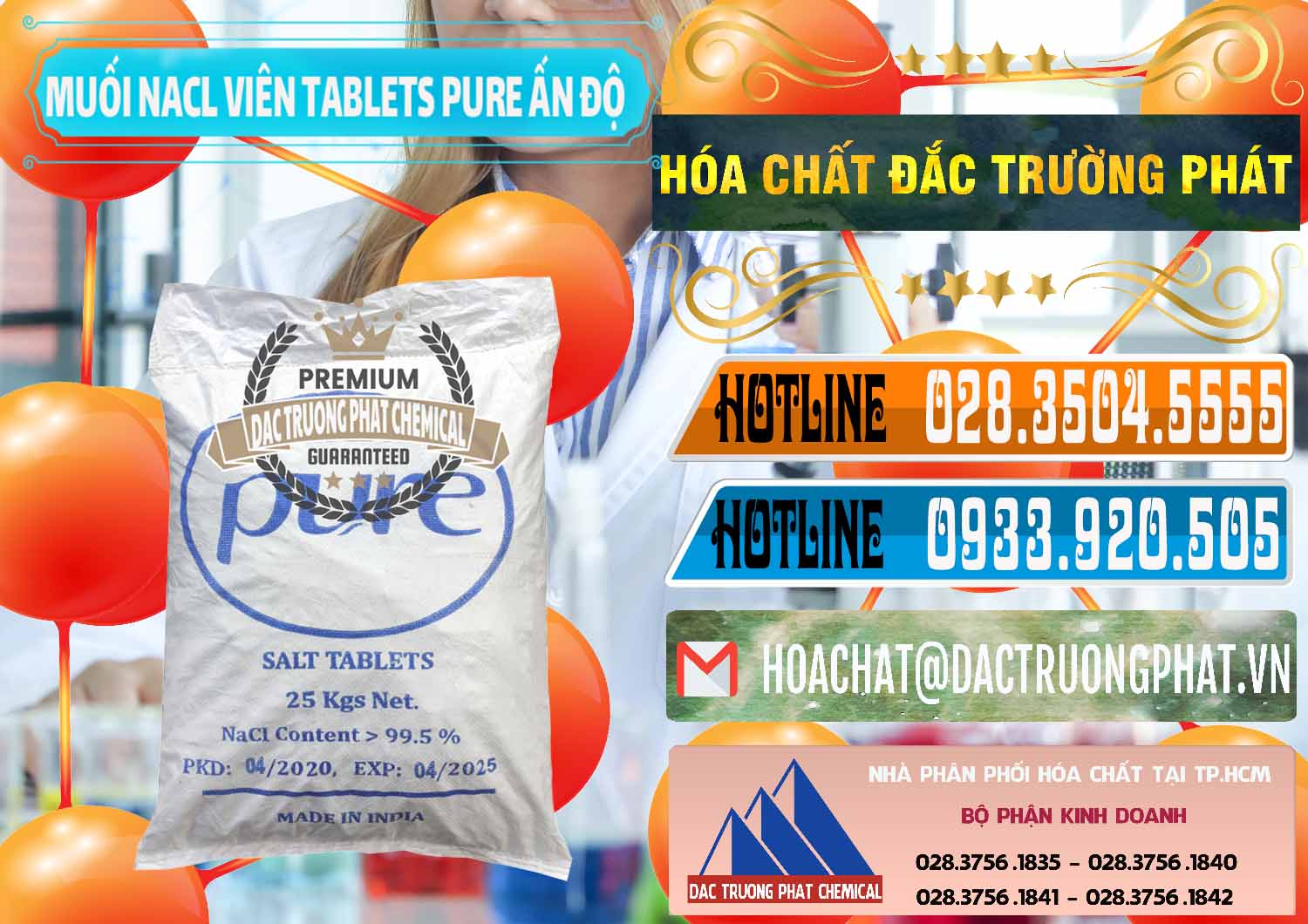Đơn vị nhập khẩu _ bán Muối NaCL – Sodium Chloride Dạng Viên Tablets Pure Ấn Độ India - 0294 - Chuyên phân phối ( cung cấp ) hóa chất tại TP.HCM - stmp.net