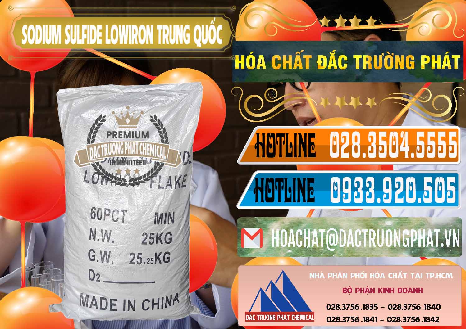 Cty nhập khẩu ( bán ) Sodium Sulfide NA2S – Đá Thối Lowiron Trung Quốc China - 0227 - Nhà phân phối ( cung cấp ) hóa chất tại TP.HCM - stmp.net