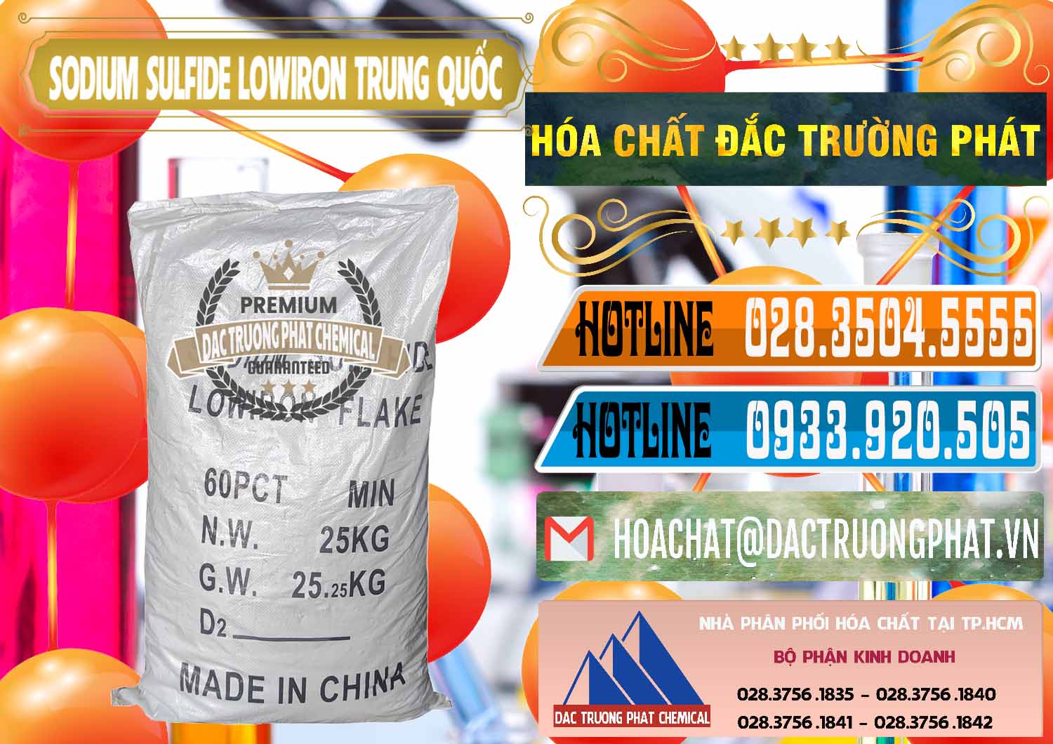 Nhà nhập khẩu _ bán Sodium Sulfide NA2S – Đá Thối Lowiron Trung Quốc China - 0227 - Nơi phân phối - bán hóa chất tại TP.HCM - stmp.net