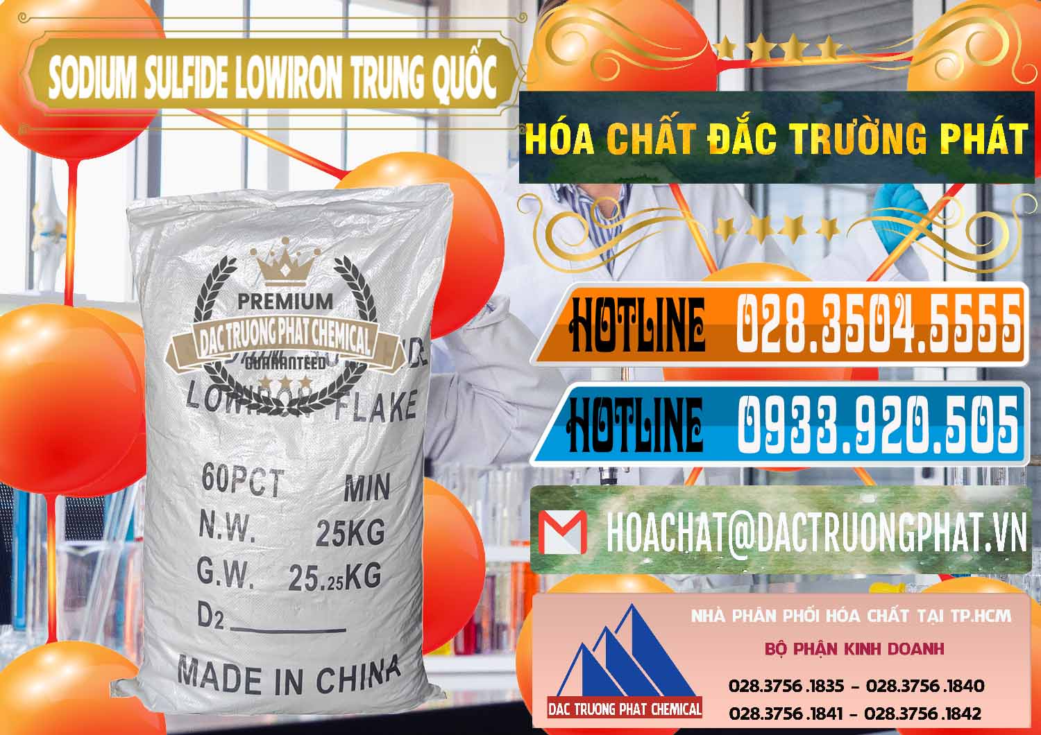 Công ty chuyên bán _ phân phối Sodium Sulfide NA2S – Đá Thối Lowiron Trung Quốc China - 0227 - Cung cấp & phân phối hóa chất tại TP.HCM - stmp.net
