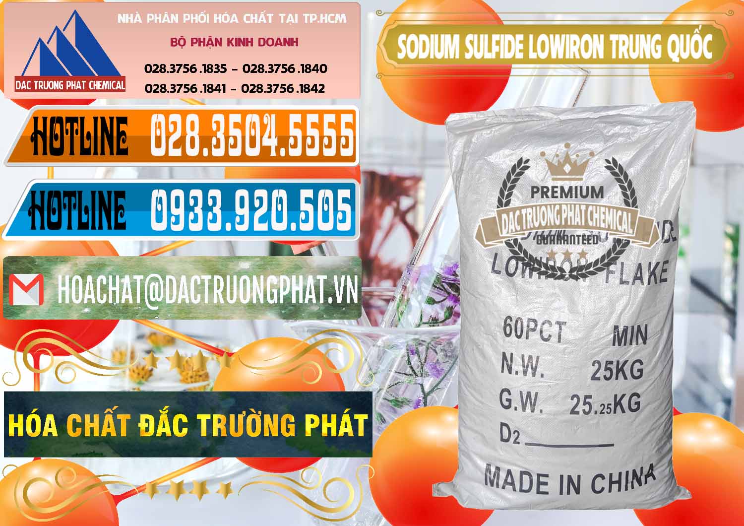 Nơi nhập khẩu _ bán Sodium Sulfide NA2S – Đá Thối Lowiron Trung Quốc China - 0227 - Cty phân phối & cung cấp hóa chất tại TP.HCM - stmp.net
