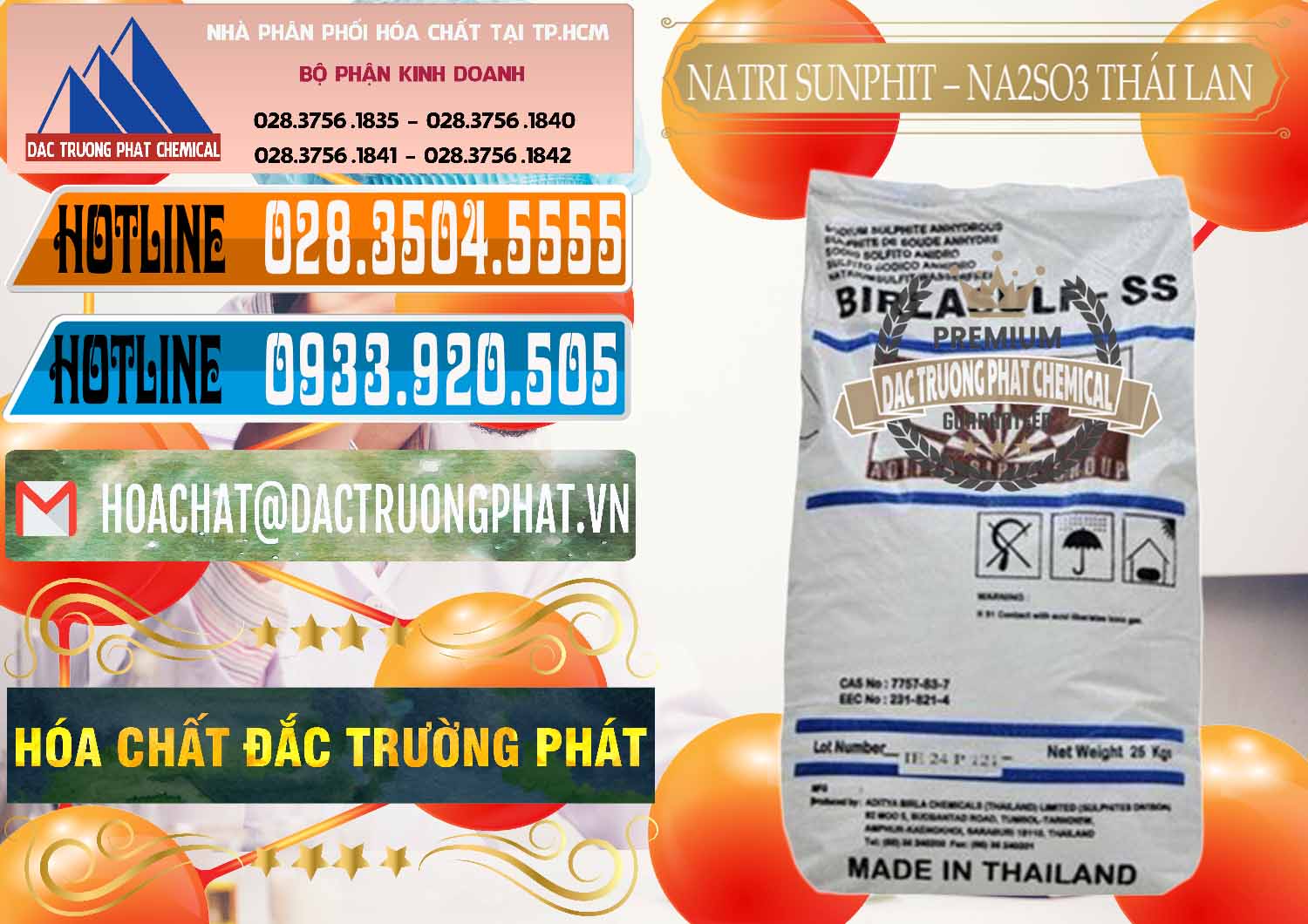 Nơi phân phối ( bán ) Natri Sunphit - NA2SO3 Thái Lan - 0105 - Cung cấp - nhập khẩu hóa chất tại TP.HCM - stmp.net