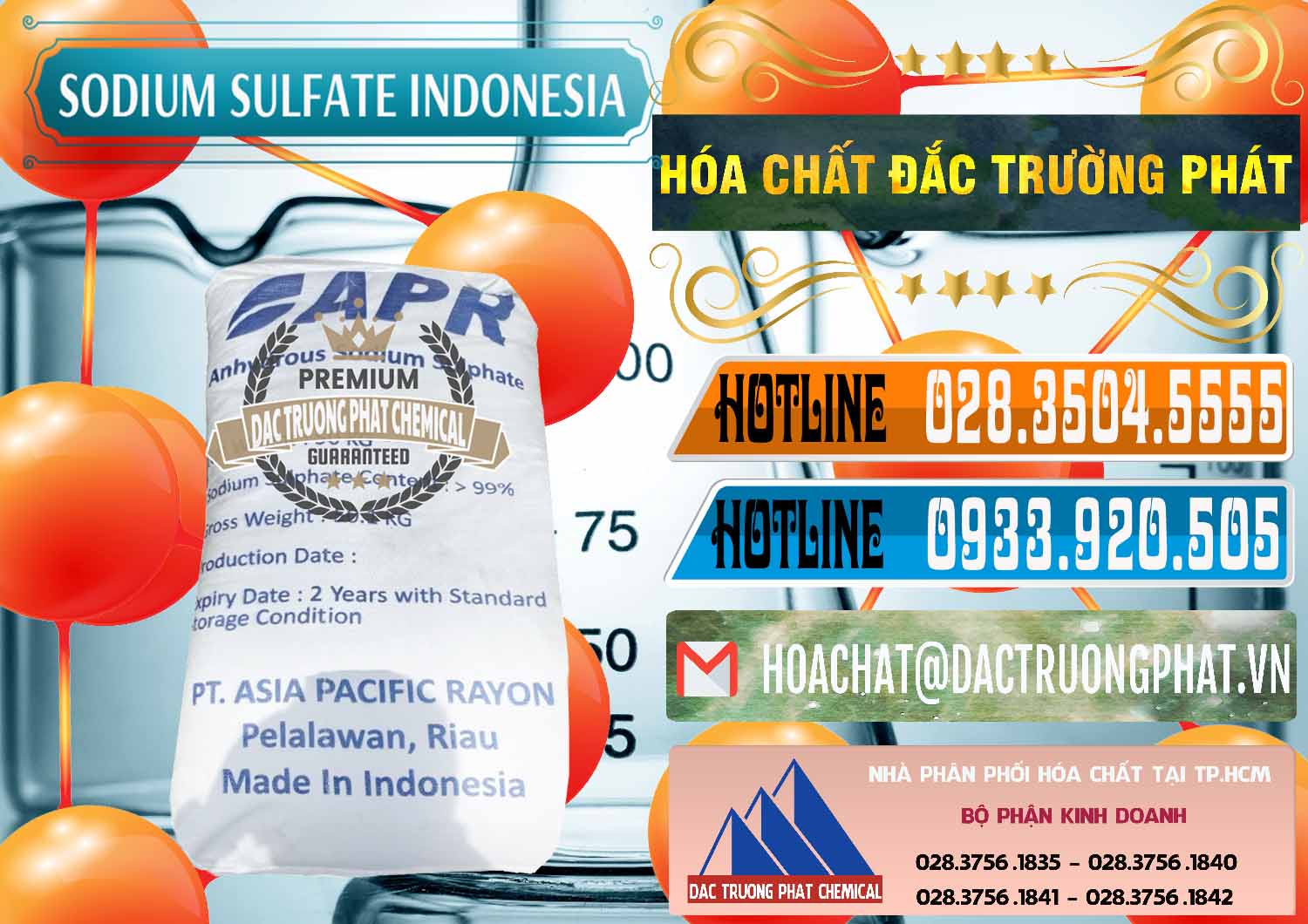 Cung ứng & bán Sodium Sulphate - Muối Sunfat Na2SO4 APR Indonesia - 0460 - Cty chuyên phân phối ( cung ứng ) hóa chất tại TP.HCM - stmp.net