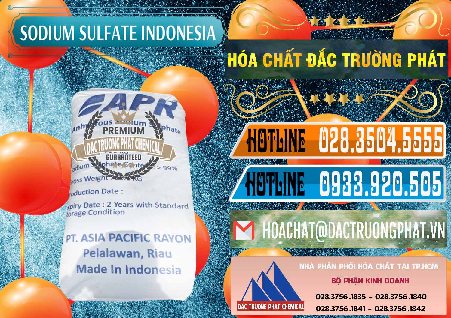 Công ty chuyên phân phối & bán Sodium Sulphate - Muối Sunfat Na2SO4 APR Indonesia - 0460 - Nơi nhập khẩu - cung cấp hóa chất tại TP.HCM - stmp.net