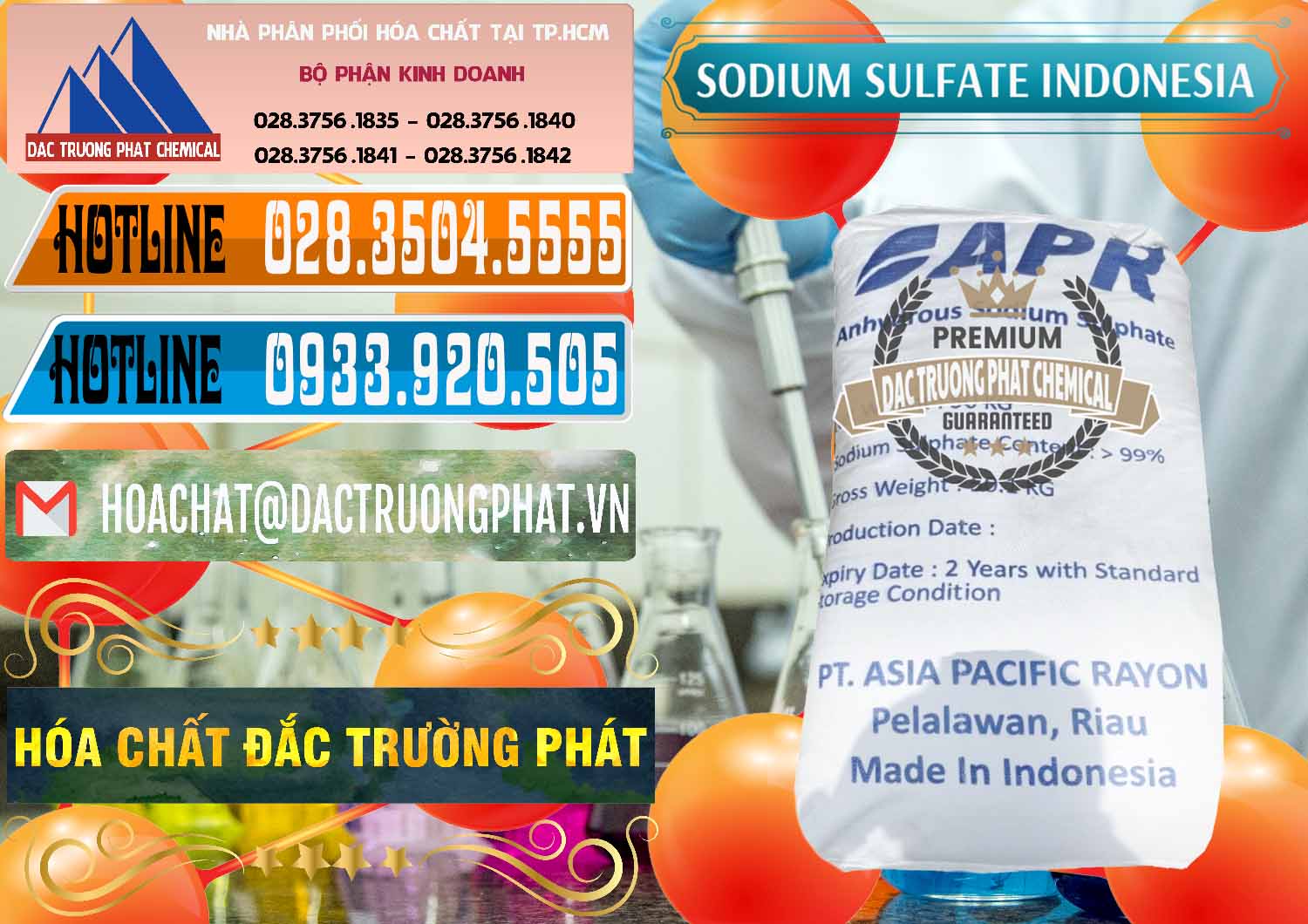 Đơn vị nhập khẩu và bán Sodium Sulphate - Muối Sunfat Na2SO4 APR Indonesia - 0460 - Nơi chuyên cung cấp - kinh doanh hóa chất tại TP.HCM - stmp.net