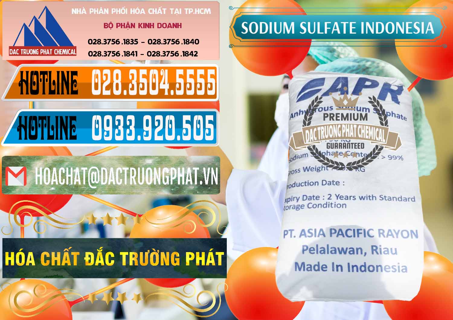 Đơn vị phân phối & bán Sodium Sulphate - Muối Sunfat Na2SO4 APR Indonesia - 0460 - Nơi chuyên cung ứng và phân phối hóa chất tại TP.HCM - stmp.net