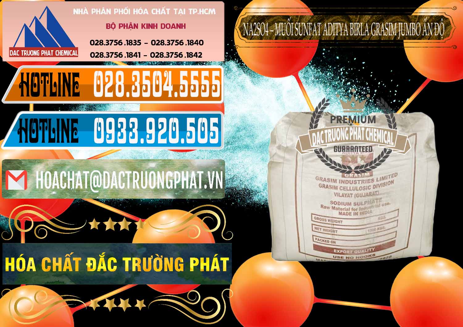 Nhà cung cấp và bán Sodium Sulphate - Muối Sunfat Na2SO4 Jumbo Bành Aditya Birla Grasim Ấn Độ India - 0357 - Đơn vị bán ( cung cấp ) hóa chất tại TP.HCM - stmp.net