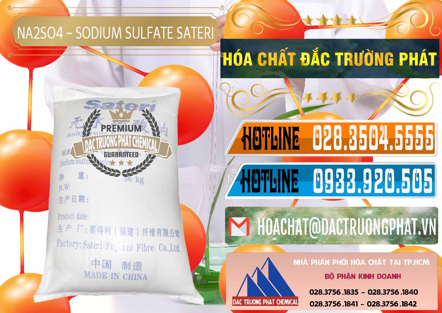 Nơi chuyên cung ứng \ bán Muối Sulfate Sodium Bột \ Muối Sulfate Sateri Trung Quốc China Công ty phân phối và bán Sodium Sulphate - Muối Sunfat Na2SO4 Sateri Trung Quốc China - 0100 - Cty kinh doanh - cung cấp hóa chất tại TP.HCM - stmp.net