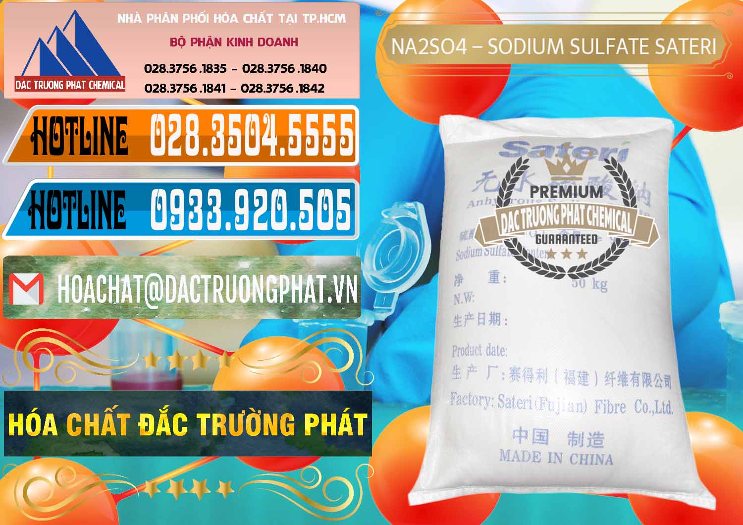 Chuyên bán và phân phối Sodium Sulphate - Muối Sunfat Na2SO4 Sateri Trung Quốc China - 0100 - Công ty chuyên nhập khẩu ( cung cấp ) hóa chất tại TP.HCM - stmp.net