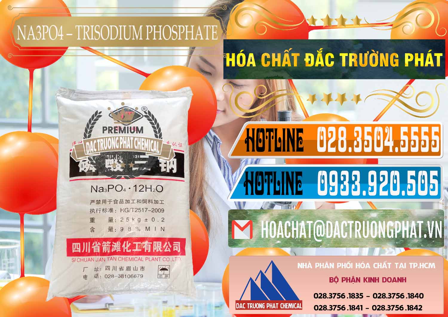 Đơn vị chuyên cung ứng ( bán ) Na3PO4 – Trisodium Phosphate Trung Quốc China JT - 0102 - Cty kinh doanh & cung cấp hóa chất tại TP.HCM - stmp.net