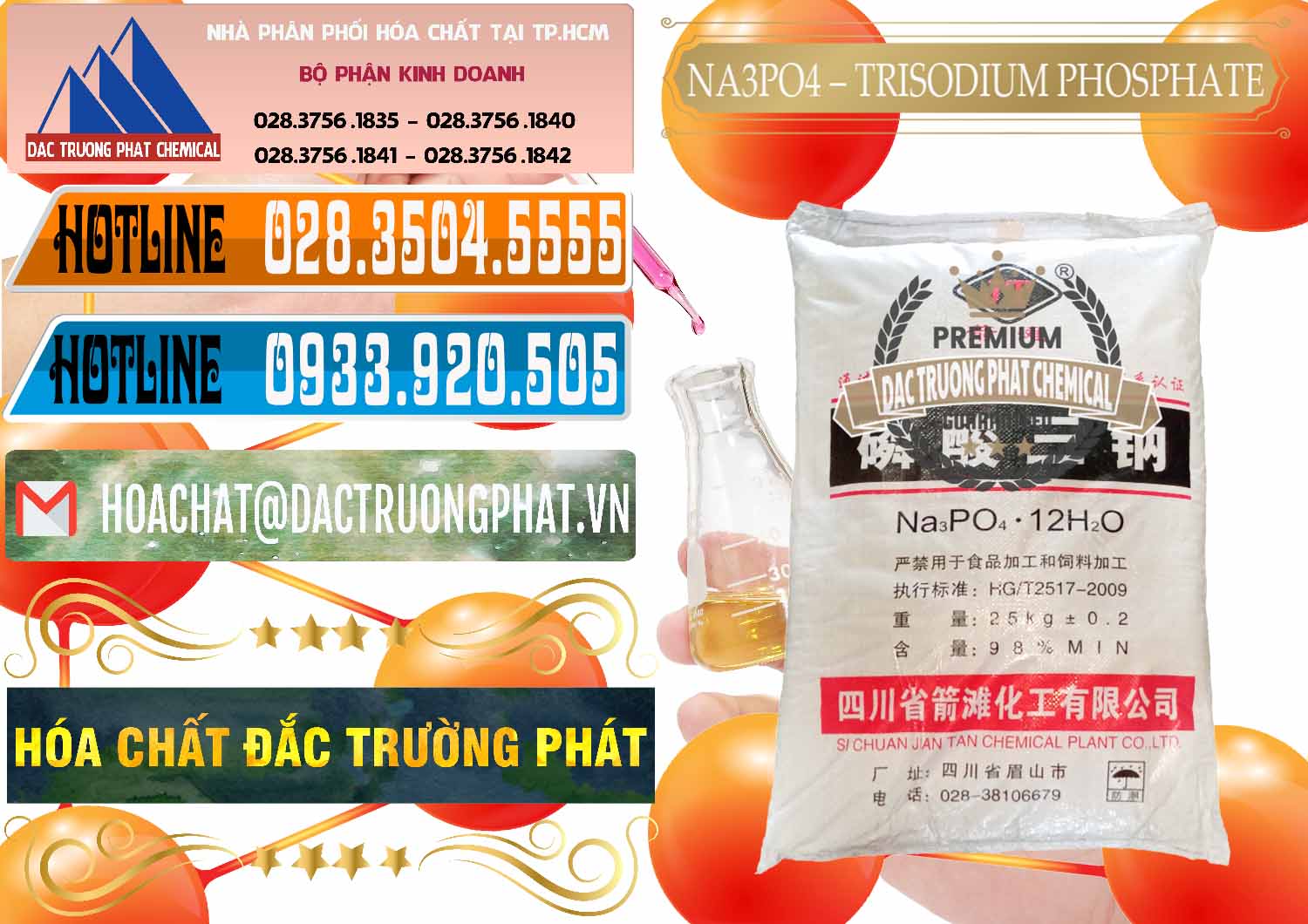Nhà phân phối & bán Na3PO4 – Trisodium Phosphate Trung Quốc China JT - 0102 - Phân phối ( cung cấp ) hóa chất tại TP.HCM - stmp.net