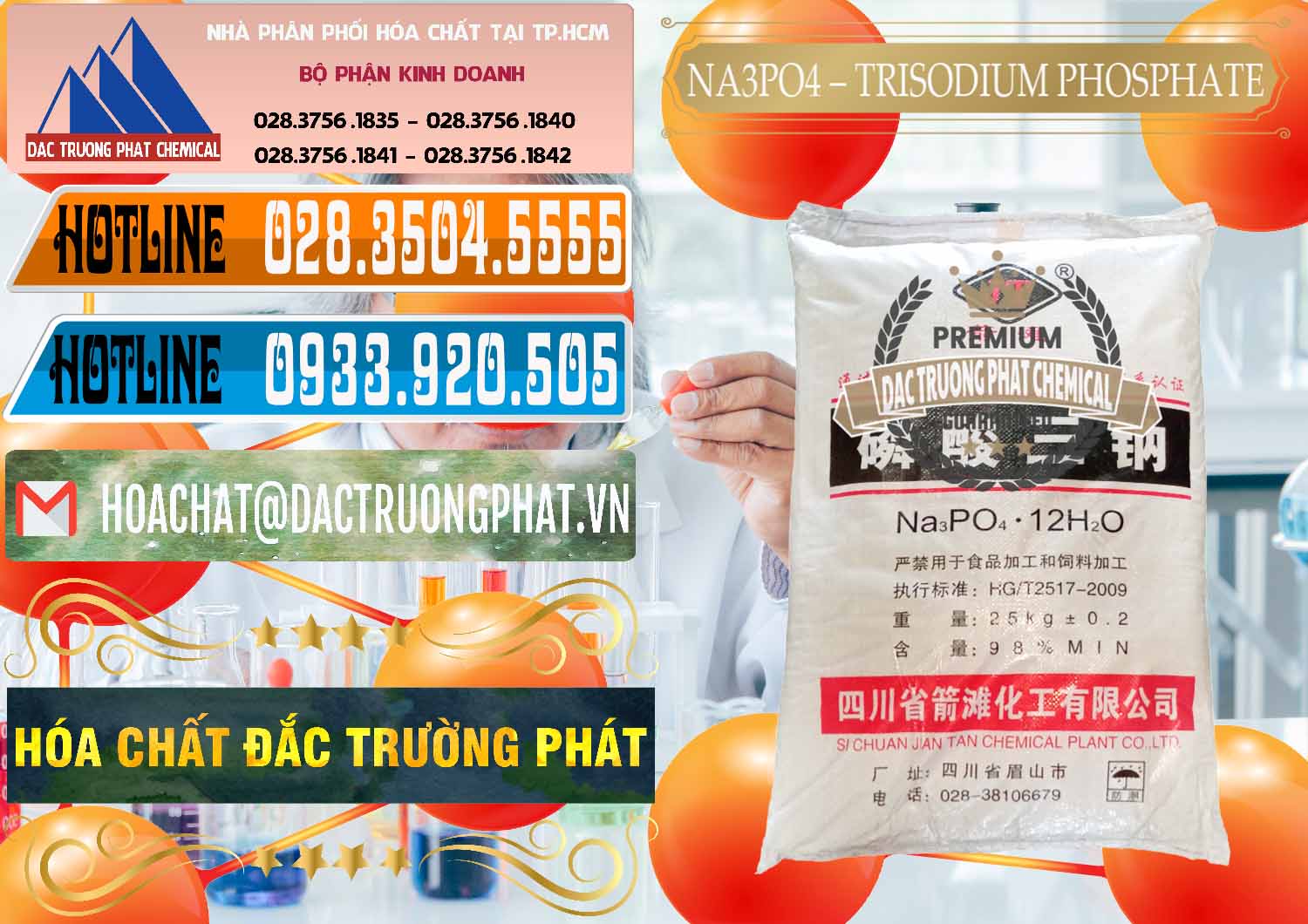 Đơn vị nhập khẩu _ bán Na3PO4 – Trisodium Phosphate Trung Quốc China JT - 0102 - Cty cung cấp & kinh doanh hóa chất tại TP.HCM - stmp.net