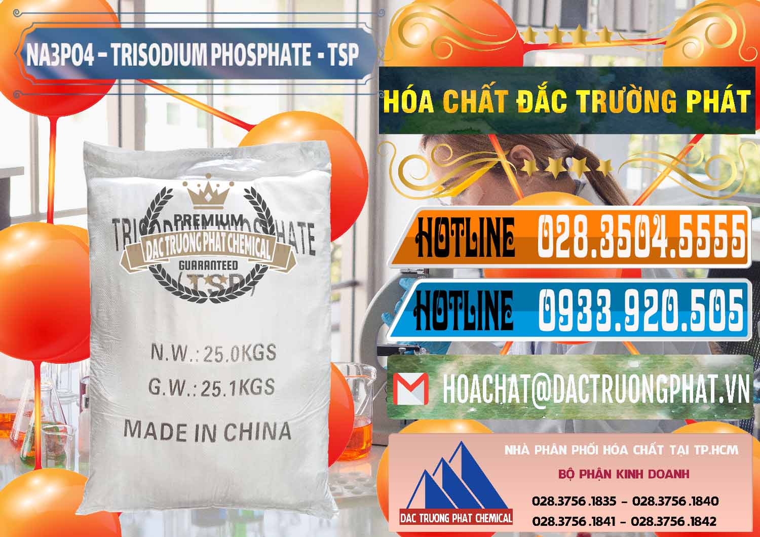 Nhà cung cấp ( bán ) Na3PO4 – Trisodium Phosphate Trung Quốc China TSP - 0103 - Cty chuyên nhập khẩu ( cung cấp ) hóa chất tại TP.HCM - stmp.net