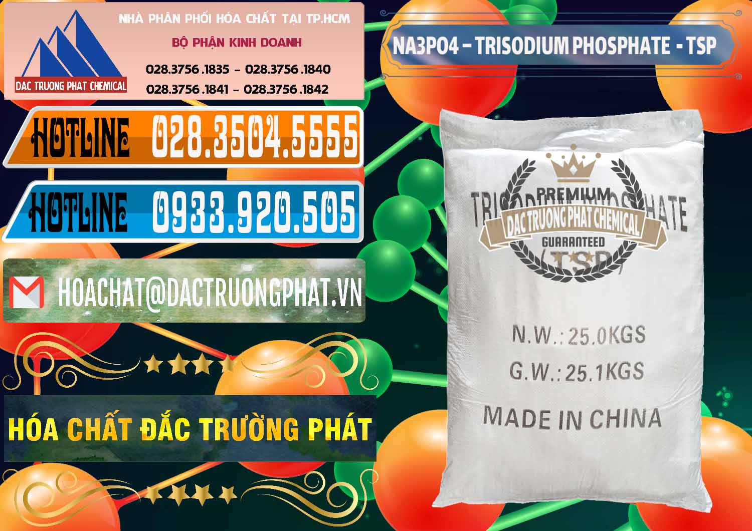 Cty chuyên nhập khẩu ( bán ) Na3PO4 – Trisodium Phosphate Trung Quốc China TSP - 0103 - Đơn vị cung cấp - phân phối hóa chất tại TP.HCM - stmp.net