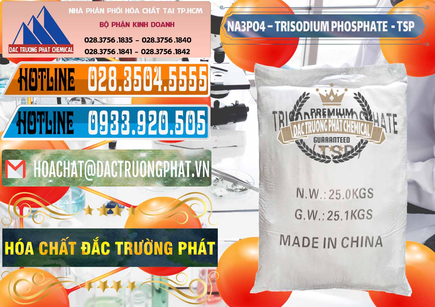 Nơi chuyên kinh doanh & bán Na3PO4 – Trisodium Phosphate Trung Quốc China TSP - 0103 - Cty chuyên phân phối _ nhập khẩu hóa chất tại TP.HCM - stmp.net