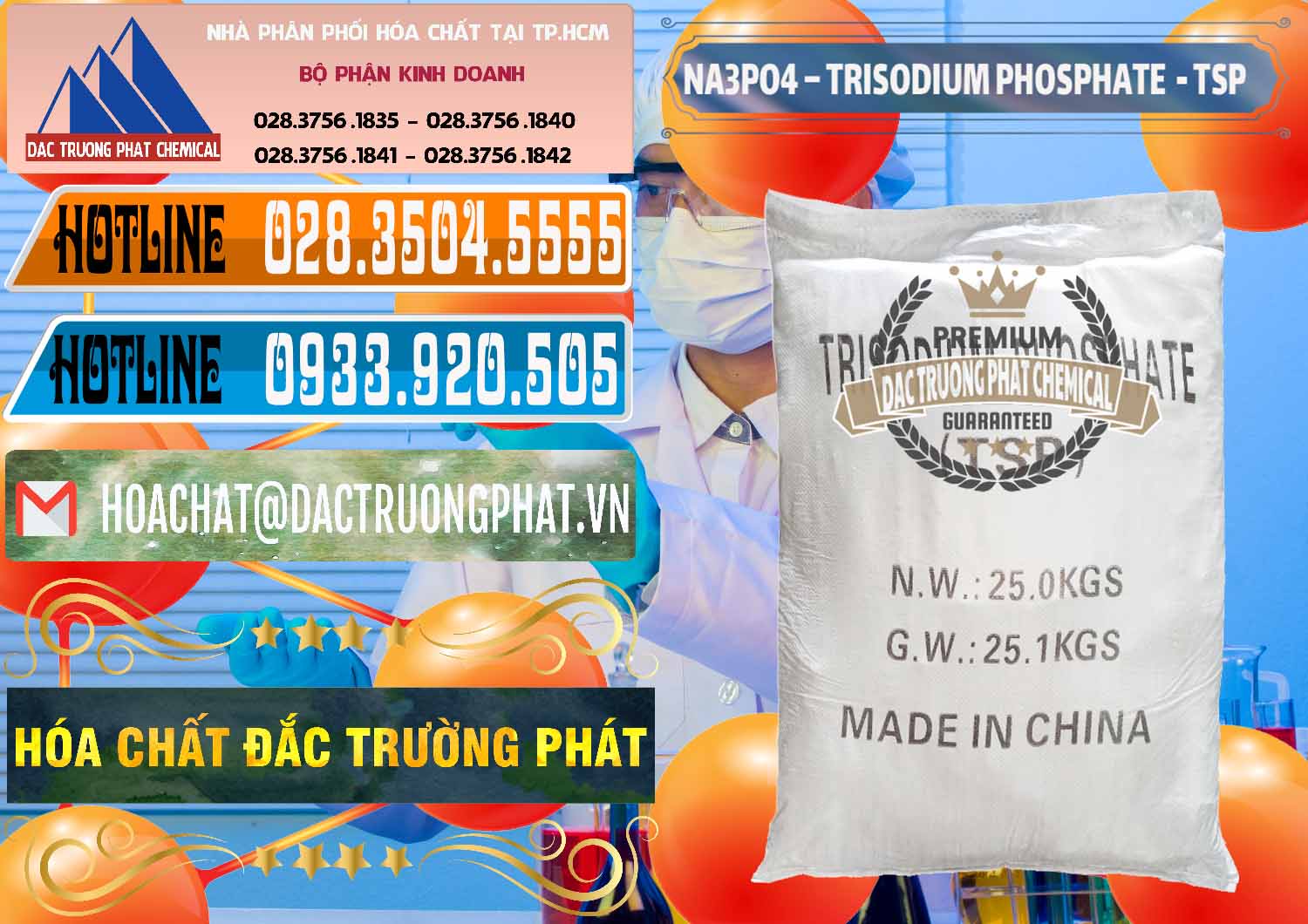 Bán & cung ứng Na3PO4 – Trisodium Phosphate Trung Quốc China TSP - 0103 - Cty phân phối và bán hóa chất tại TP.HCM - stmp.net