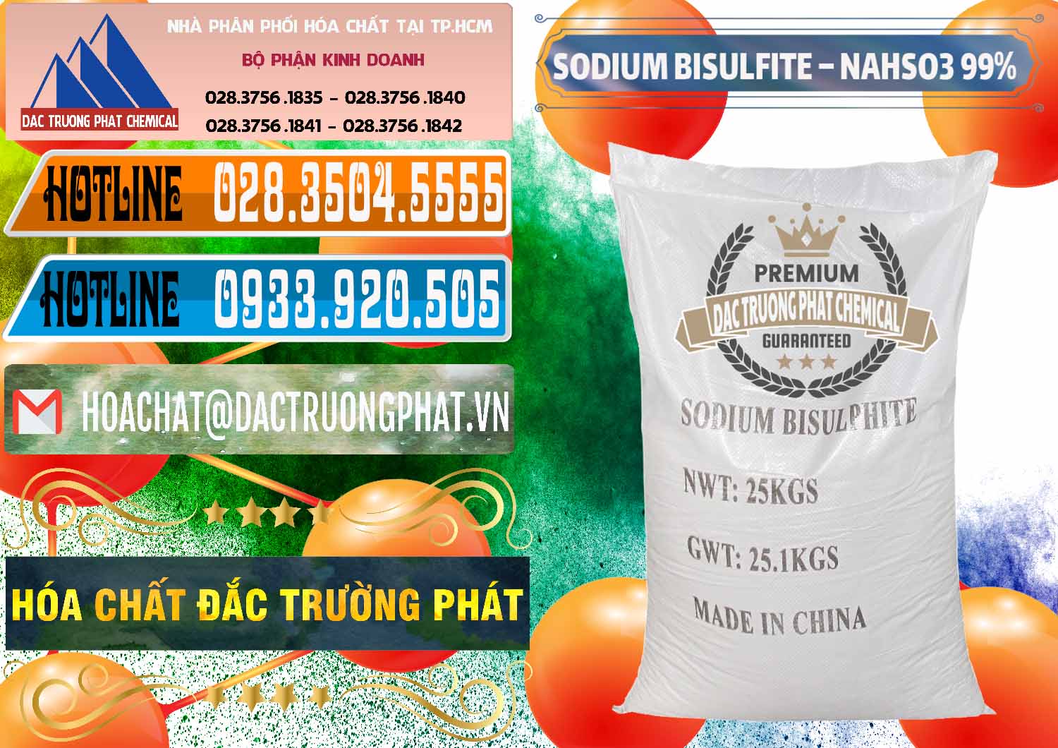 Cty kinh doanh & bán Sodium Bisulfite – NAHSO3 Trung Quốc China - 0140 - Cty chuyên bán ( cung cấp ) hóa chất tại TP.HCM - stmp.net