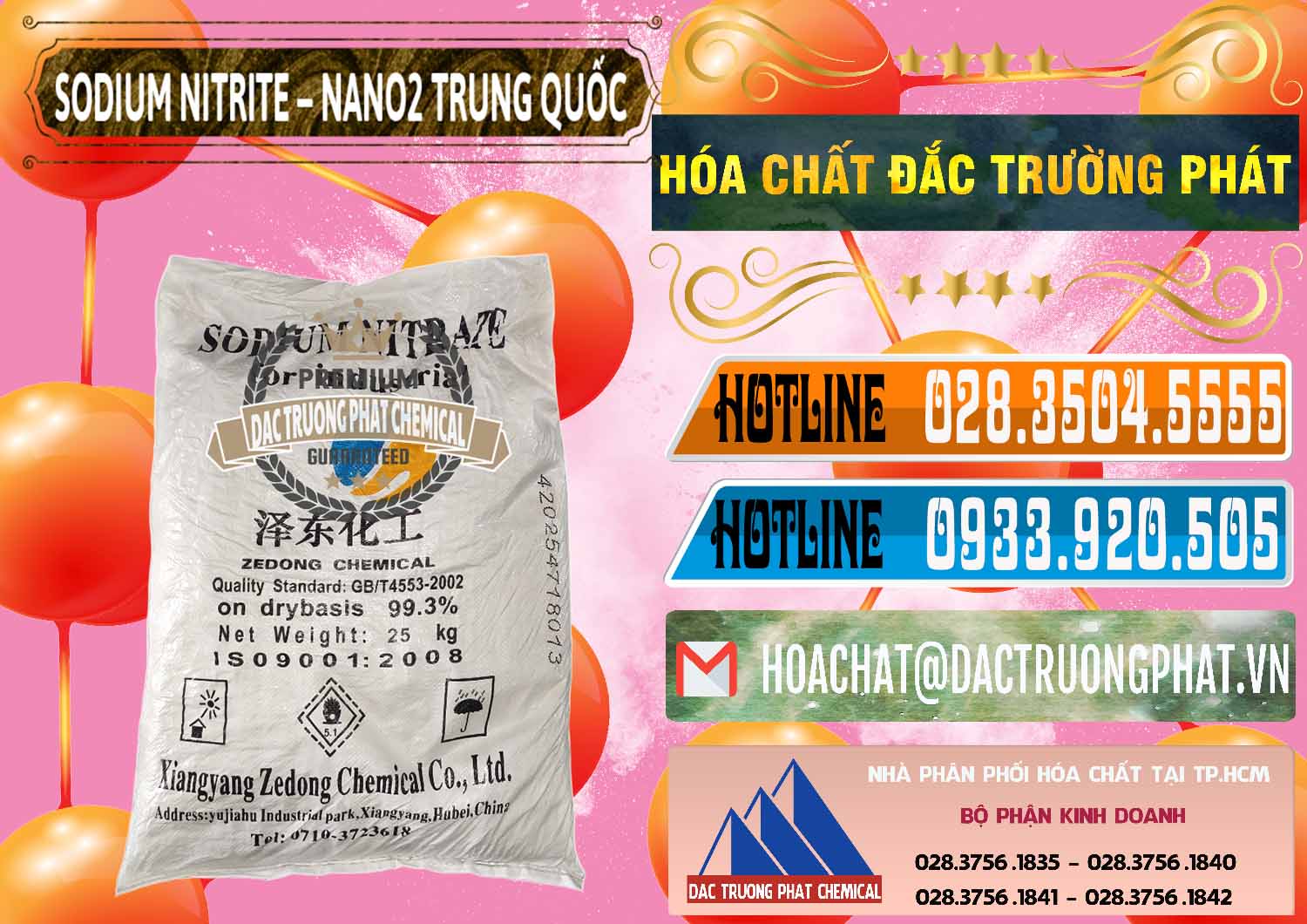 Nơi nhập khẩu - bán Sodium Nitrite - NANO2 Zedong Trung Quốc China - 0149 - Cung cấp & nhập khẩu hóa chất tại TP.HCM - stmp.net
