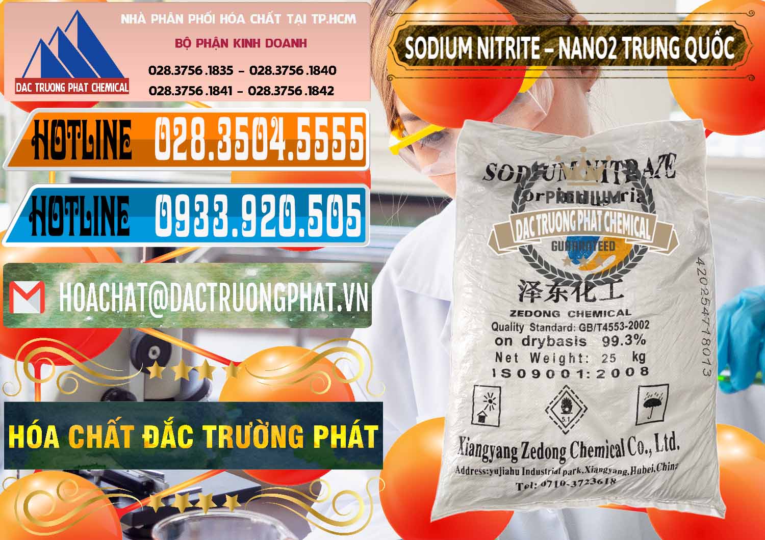 Nơi chuyên bán ( cung ứng ) Sodium Nitrite - NANO2 Zedong Trung Quốc China - 0149 - Nơi chuyên phân phối & nhập khẩu hóa chất tại TP.HCM - stmp.net