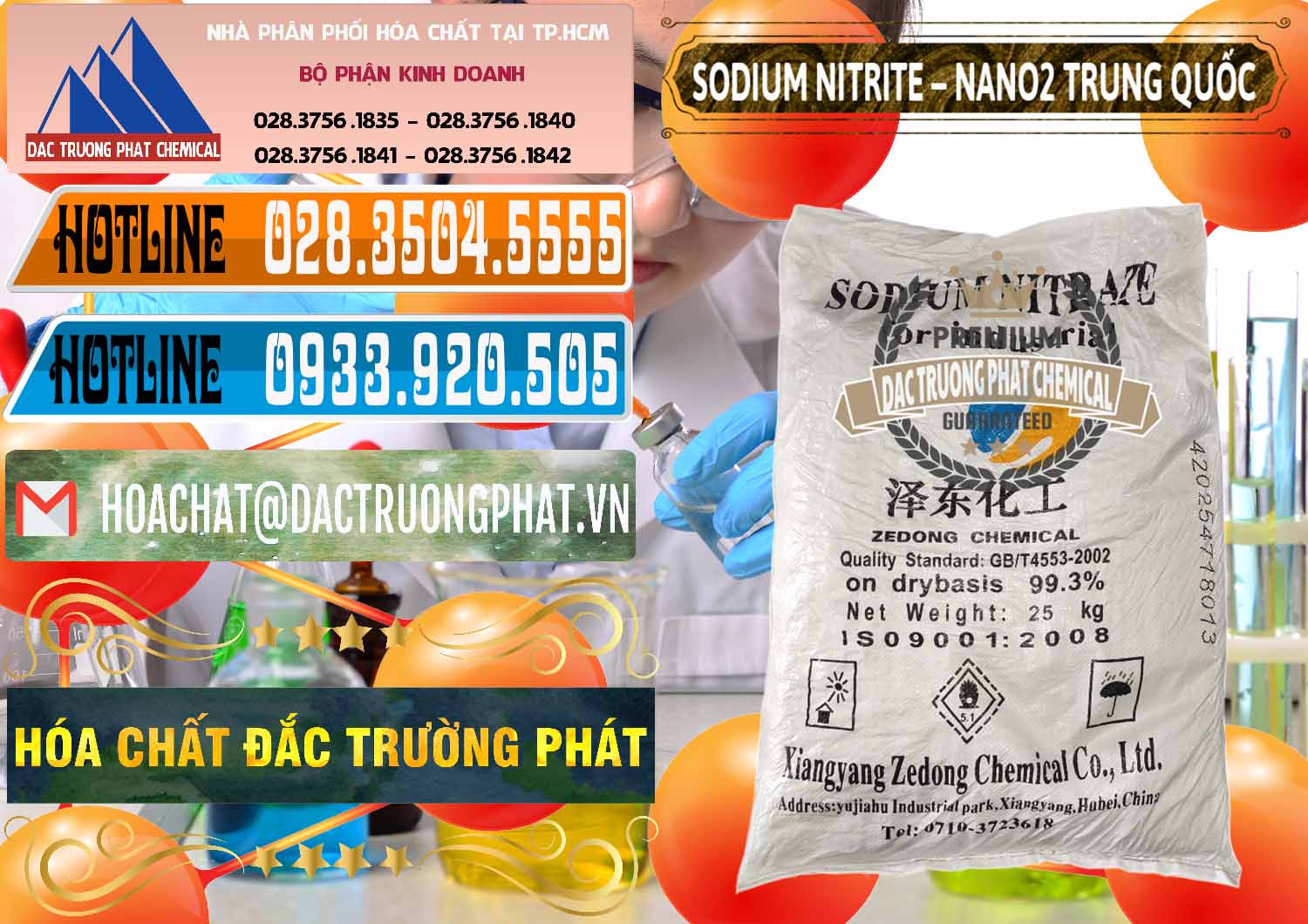 Đơn vị cung cấp - bán Sodium Nitrite - NANO2 Zedong Trung Quốc China - 0149 - Nơi bán - cung cấp hóa chất tại TP.HCM - stmp.net