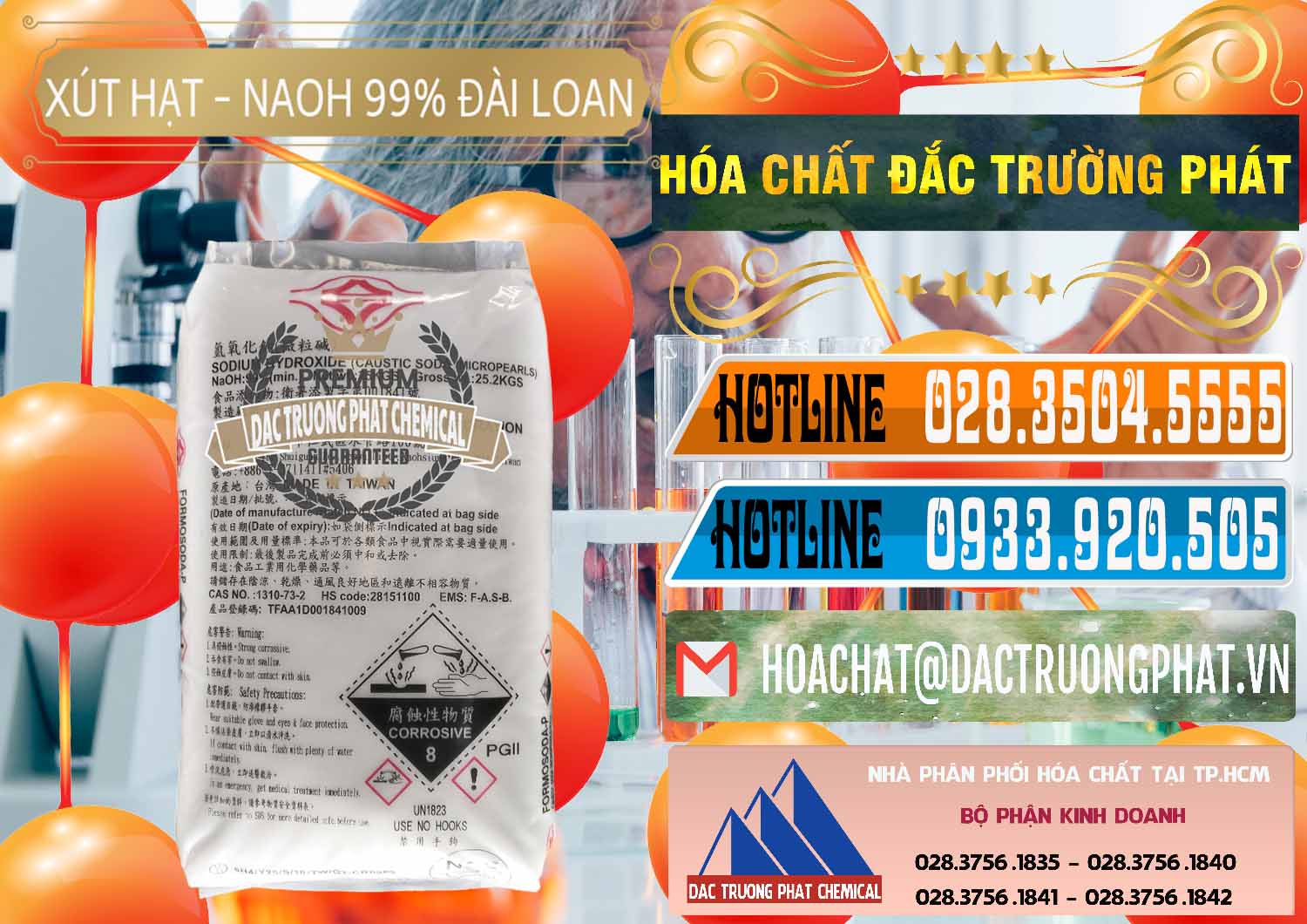 Nơi chuyên nhập khẩu - bán Xút Hạt - NaOH Bột 99% Đài Loan Taiwan Formosa - 0167 - Công ty phân phối ( cung cấp ) hóa chất tại TP.HCM - stmp.net
