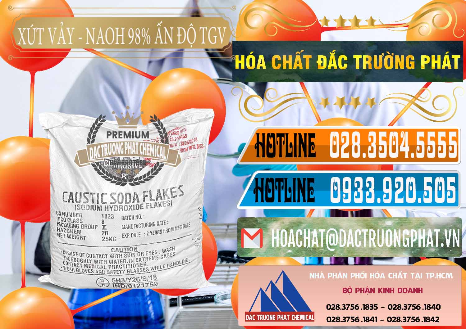 Địa chỉ bán » thương mại hóa chất Xút NaOH Vảy Ø NaOH Vẩy 98% TGV Ấn Độ India Đơn vị chuyên kinh doanh ( bán ) Xút Vảy - NaOH Vảy 98% TGV Ấn Độ India - 0169 - Công ty chuyên cung cấp và bán hóa chất tại TP.HCM - stmp.net