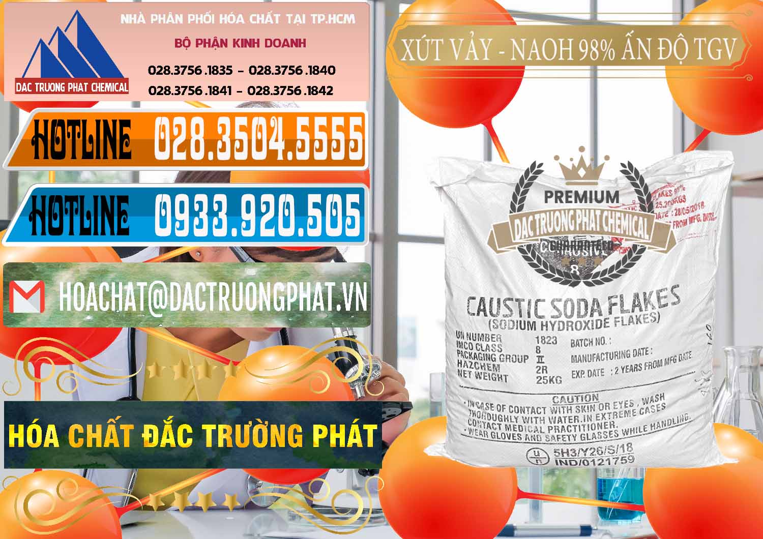 Cty chuyên bán / phân phối hóa chất Caustic Soda Flakes — Natri Hidroxit Rắn 98% TGV Ấn Độ India Cty chuyên cung cấp - bán Xút Vảy - NaOH Vảy 98% TGV Ấn Độ India - 0169 - Cty chuyên kinh doanh - phân phối hóa chất tại TP.HCM - stmp.net
