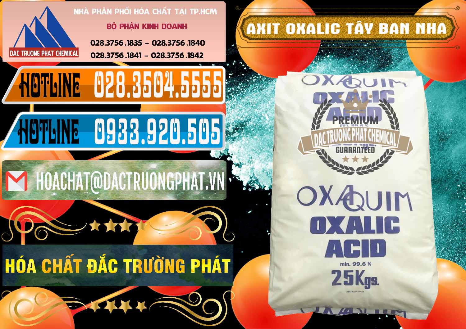 Cung ứng - bán Acid Oxalic – Axit Oxalic 99.6% Tây Ban Nha Spain - 0269 - Cty cung cấp và kinh doanh hóa chất tại TP.HCM - stmp.net