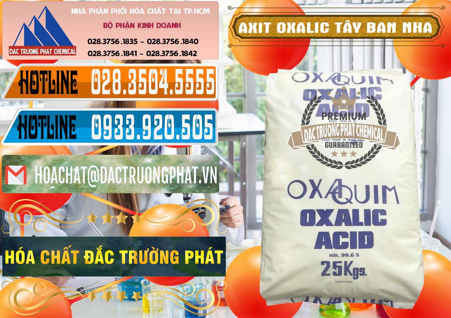 Cty bán ( cung ứng ) Acid Oxalic – Axit Oxalic 99.6% Tây Ban Nha Spain - 0269 - Nơi chuyên kinh doanh - cung cấp hóa chất tại TP.HCM - stmp.net