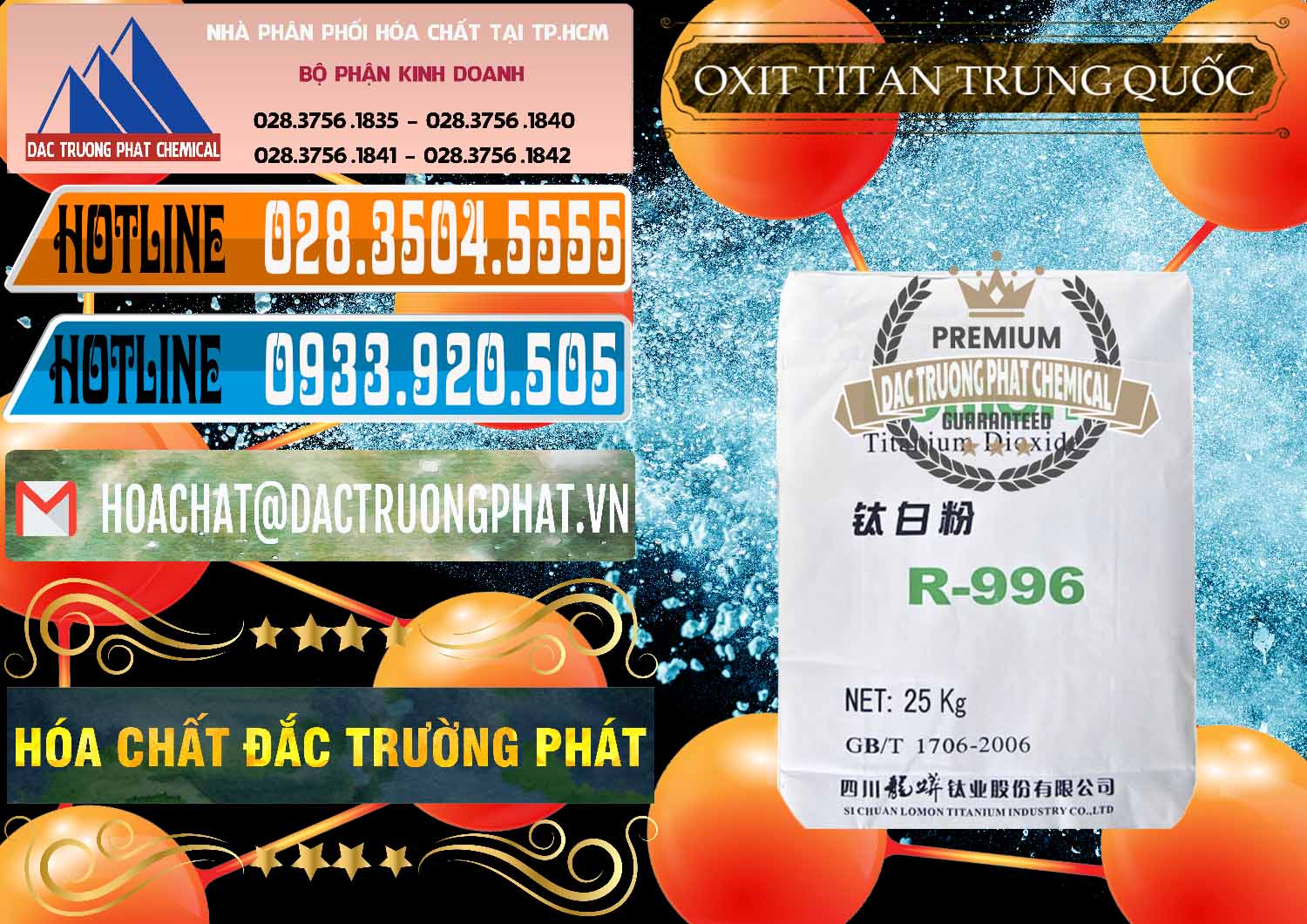 Đơn vị cung cấp - bán Oxit Titan KA100 – Tio2 Trung Quốc China - 0398 - Cty chuyên cung cấp & kinh doanh hóa chất tại TP.HCM - stmp.net