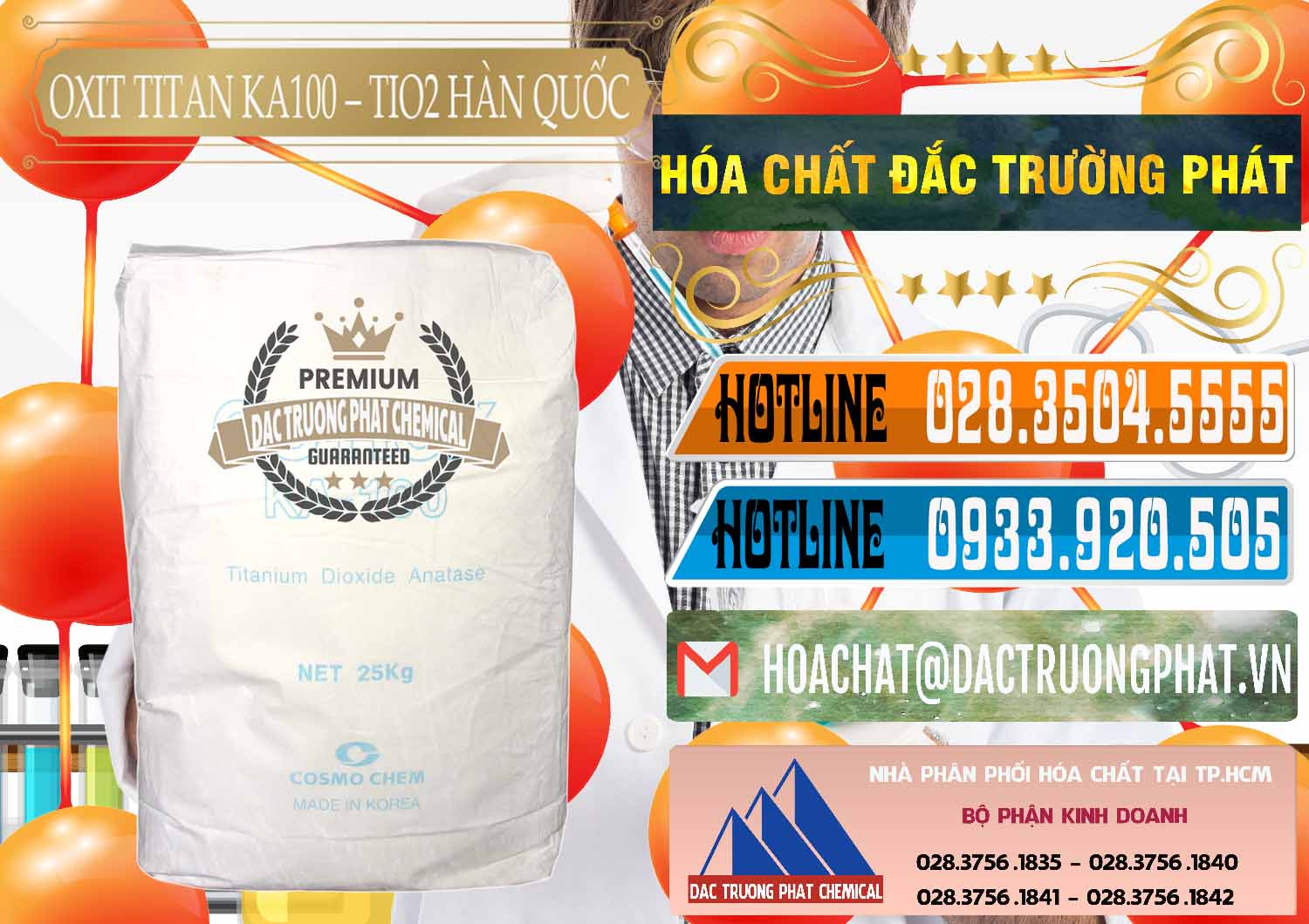 Đơn vị cung ứng ( bán ) Oxit Titan KA100 – Tio2 Hàn Quốc Korea - 0107 - Công ty chuyên phân phối & bán hóa chất tại TP.HCM - stmp.net
