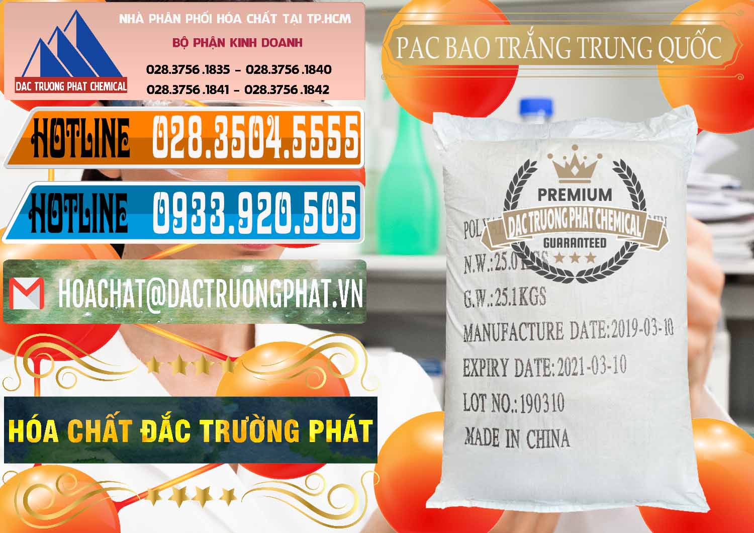 Đơn vị nhập khẩu - bán PAC - Polyaluminium Chloride Bao Trắng Trung Quốc China - 0108 - Công ty phân phối _ nhập khẩu hóa chất tại TP.HCM - stmp.net