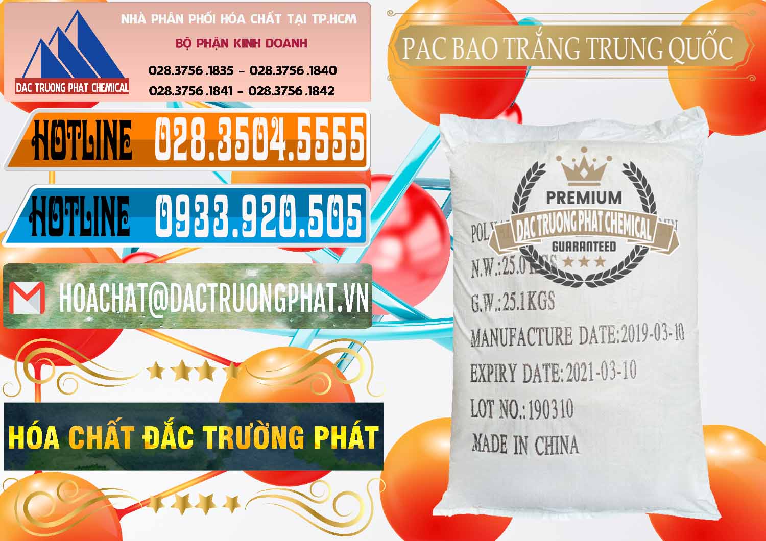 Cung ứng _ bán PAC - Polyaluminium Chloride Bao Trắng Trung Quốc China - 0108 - Chuyên bán & phân phối hóa chất tại TP.HCM - stmp.net