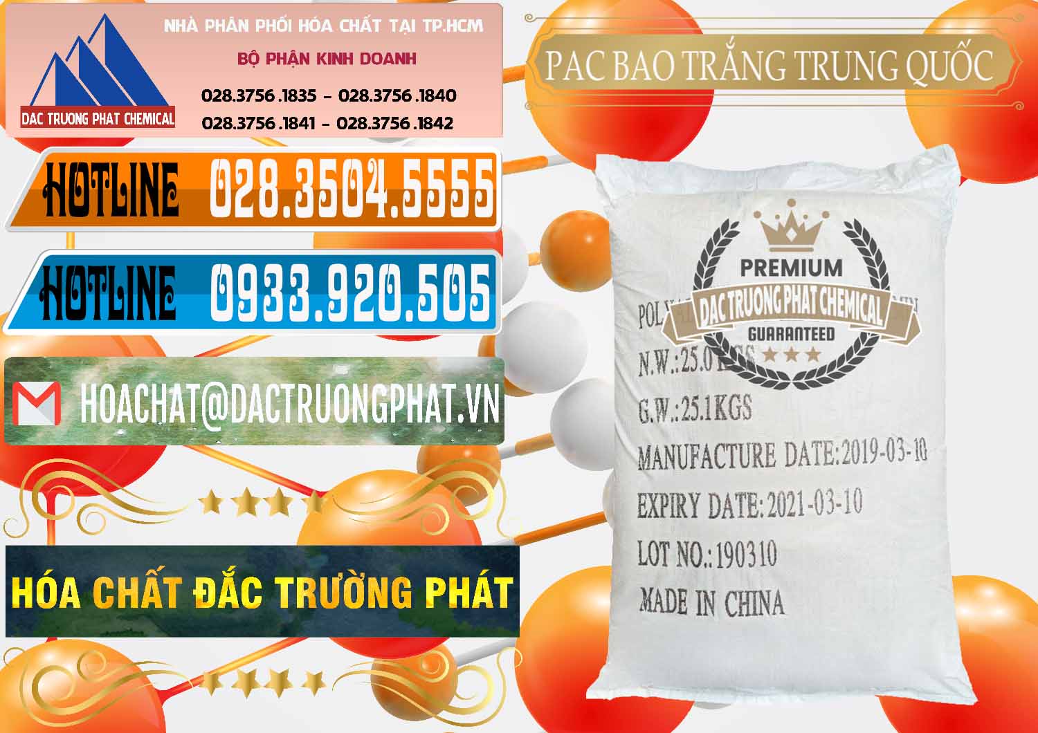 Công ty bán _ cung cấp PAC - Polyaluminium Chloride Bao Trắng Trung Quốc China - 0108 - Đơn vị chuyên cung cấp & nhập khẩu hóa chất tại TP.HCM - stmp.net