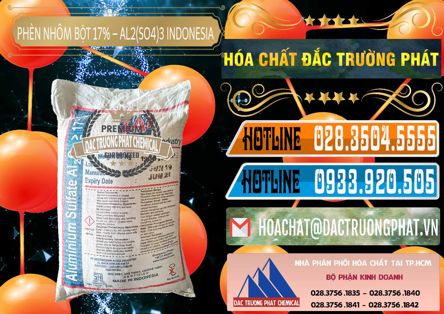 Kinh doanh & bán Phèn Nhôm Bột - Al2(SO4)3 17% bao 25kg Indonesia - 0114 - Công ty phân phối & bán hóa chất tại TP.HCM - stmp.net
