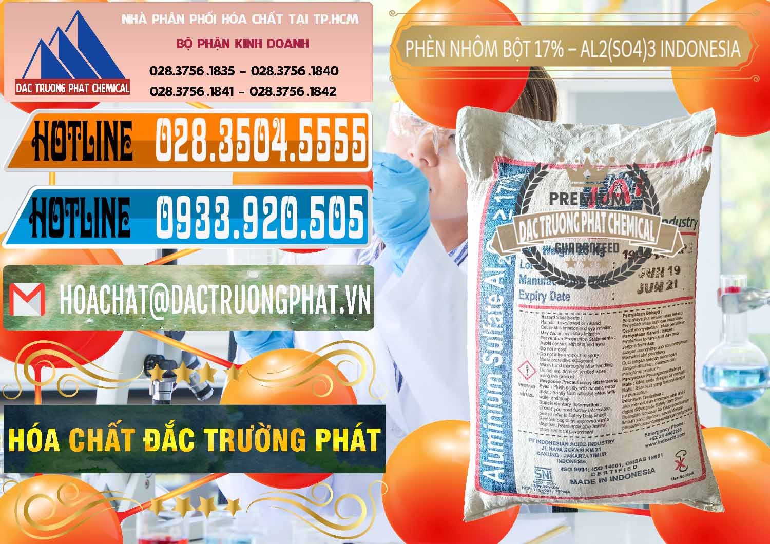 Đơn vị bán ( cung ứng ) Phèn Nhôm Bột - Al2(SO4)3 17% bao 25kg Indonesia - 0114 - Nơi chuyên cung cấp - bán hóa chất tại TP.HCM - stmp.net