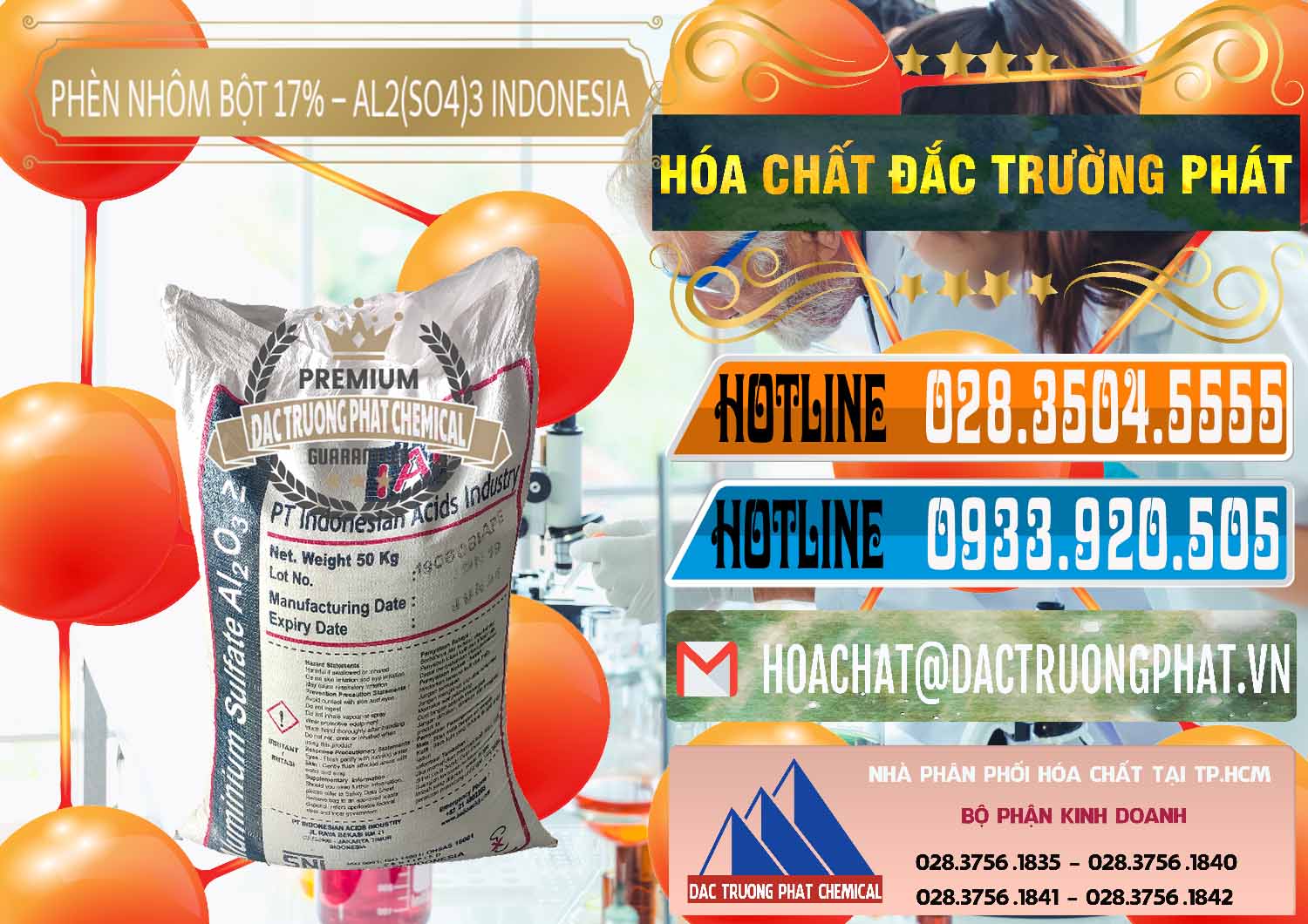 Bán & phân phối Phèn Nhôm Bột - Al2(SO4)3 17% bao 50kg Indonesia - 0112 - Cty chuyên bán & cung cấp hóa chất tại TP.HCM - stmp.net