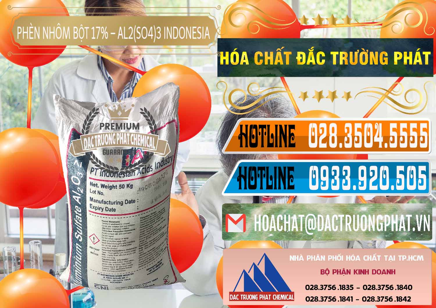 Công ty nhập khẩu _ bán Phèn Nhôm Bột - Al2(SO4)3 17% bao 50kg Indonesia - 0112 - Chuyên nhập khẩu _ cung cấp hóa chất tại TP.HCM - stmp.net