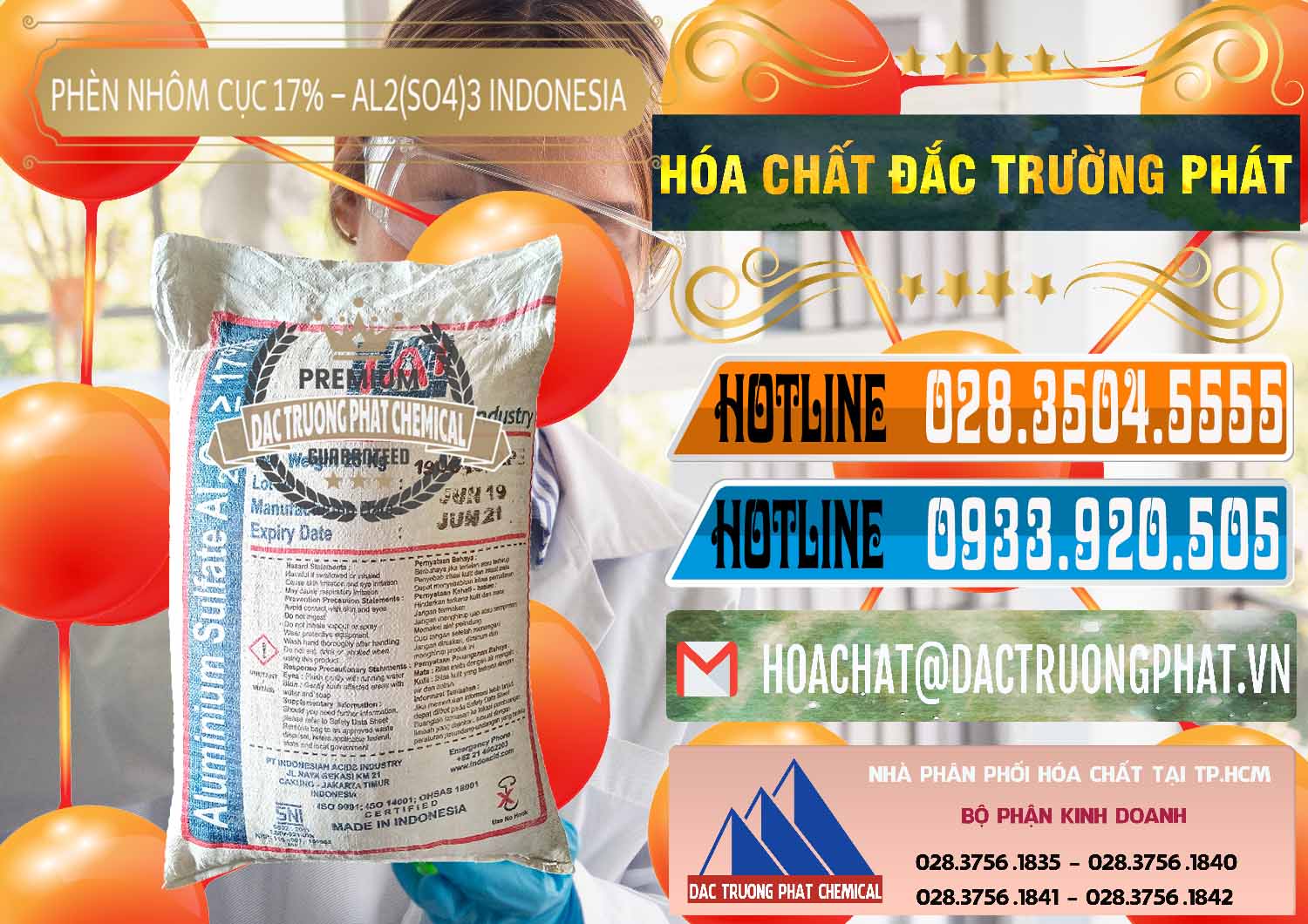 Cty phân phối & bán Phèn Nhôm Cục - Al2(SO4)3 17% bao 25kg Indonesia - 0115 - Chuyên phân phối ( bán ) hóa chất tại TP.HCM - stmp.net