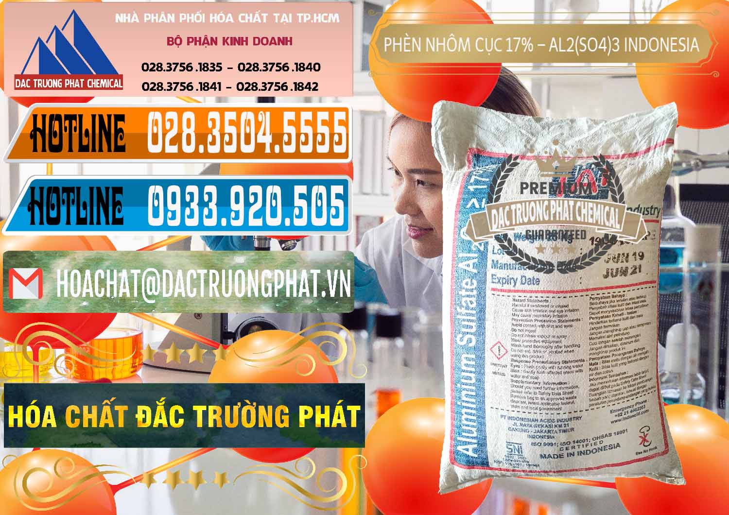 Đơn vị chuyên bán _ cung ứng Phèn Nhôm Cục - Al2(SO4)3 17% bao 25kg Indonesia - 0115 - Chuyên phân phối - nhập khẩu hóa chất tại TP.HCM - stmp.net