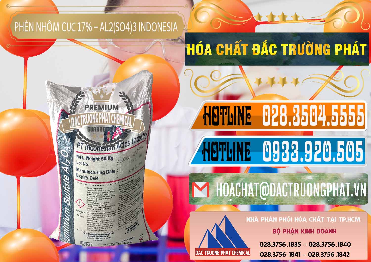 Đơn vị chuyên kinh doanh - bán Phèn Nhôm Cục - Al2(SO4)3 17% bao 50kg Indonesia - 0113 - Cung cấp - bán hóa chất tại TP.HCM - stmp.net