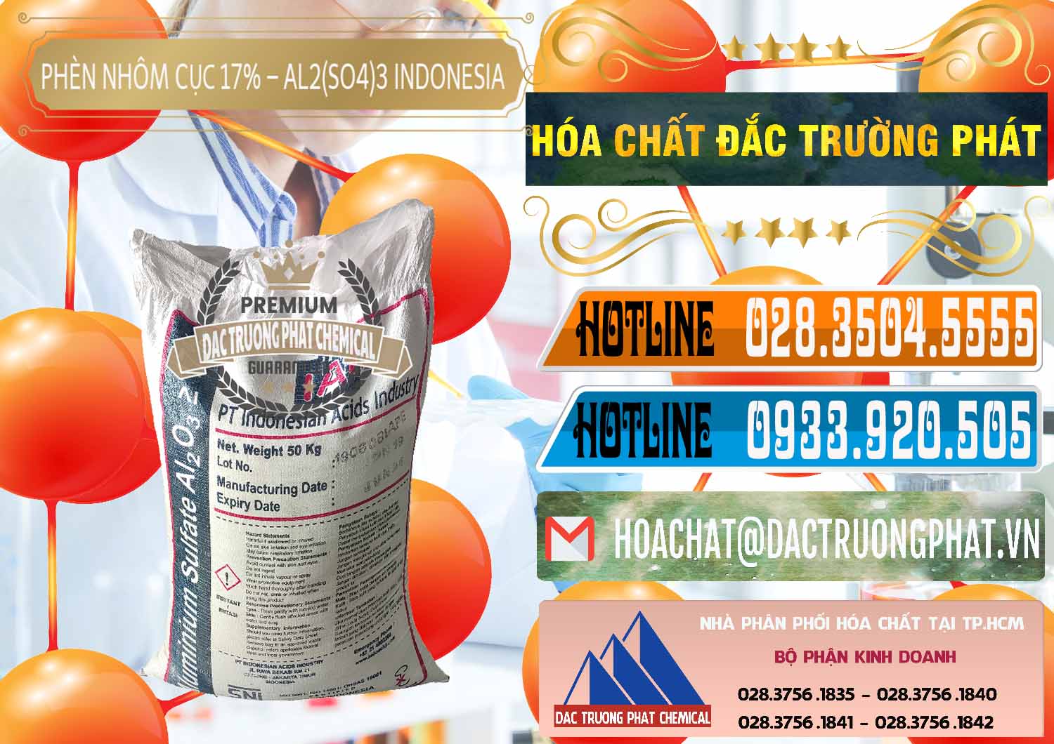 Cty cung ứng và bán Phèn Nhôm Cục - Al2(SO4)3 17% bao 50kg Indonesia - 0113 - Chuyên cung cấp & nhập khẩu hóa chất tại TP.HCM - stmp.net
