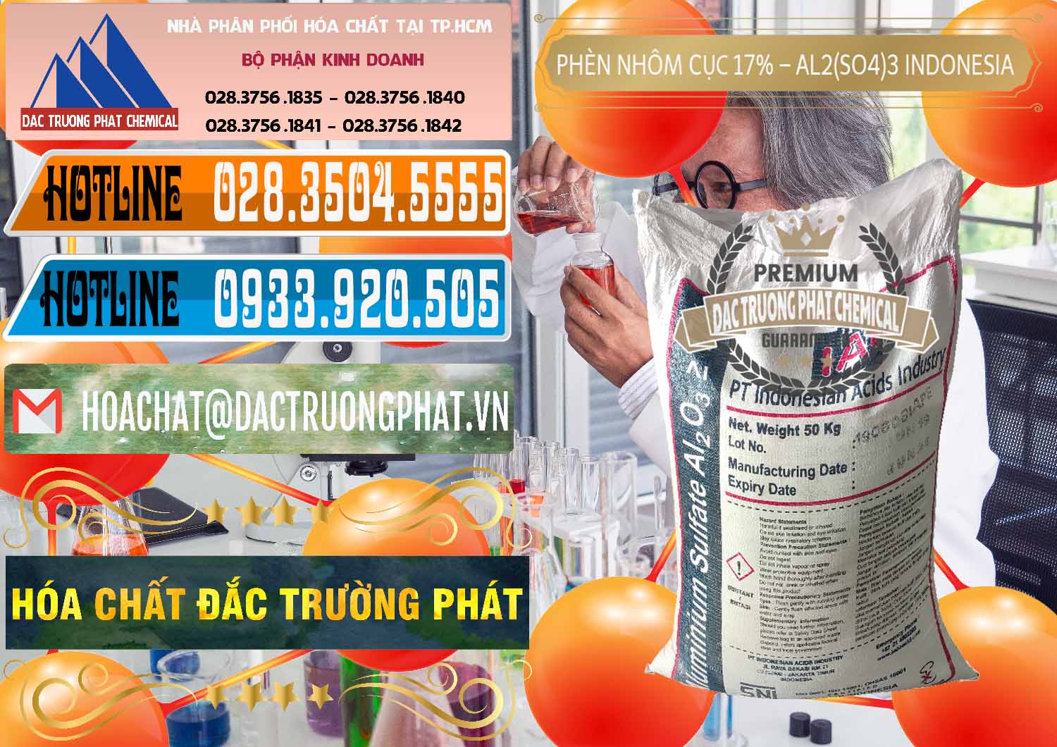 Đơn vị chuyên nhập khẩu - bán Phèn Nhôm Cục - Al2(SO4)3 17% bao 50kg Indonesia - 0113 - Công ty cung cấp và nhập khẩu hóa chất tại TP.HCM - stmp.net